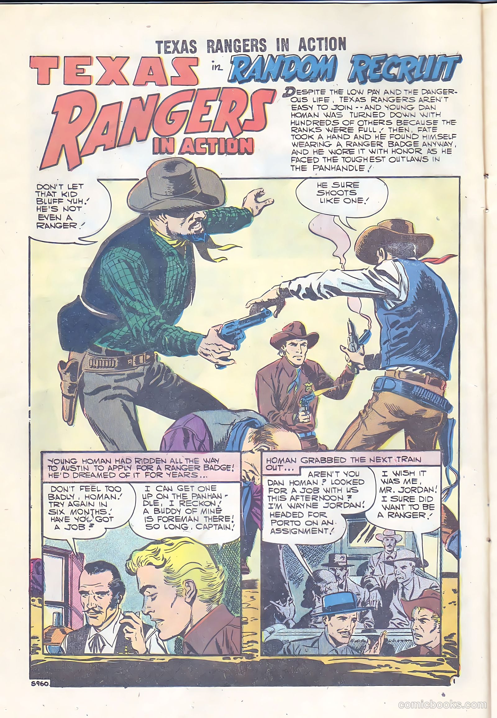 Texas Rangers in Action #7 (1957) — page 12 of 36