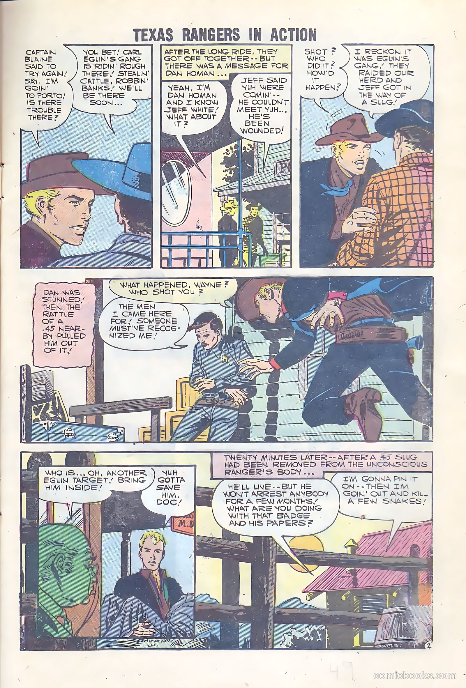 Texas Rangers in Action #7 (1957) — page 13 of 36