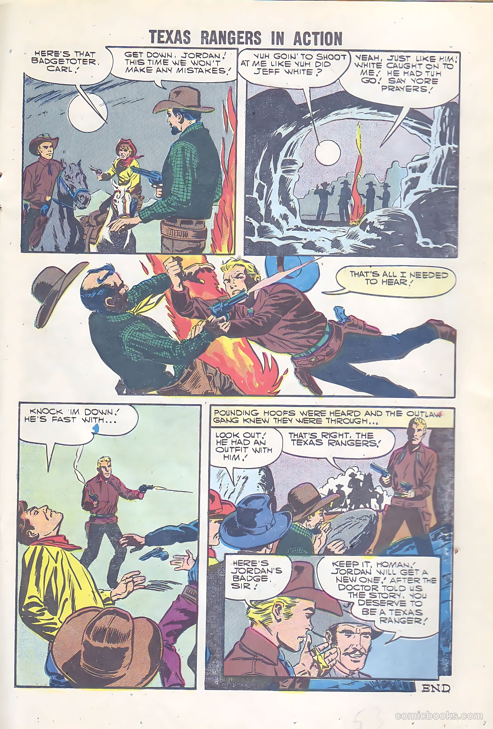 Texas Rangers in Action #7 (1957) — page 17 of 36