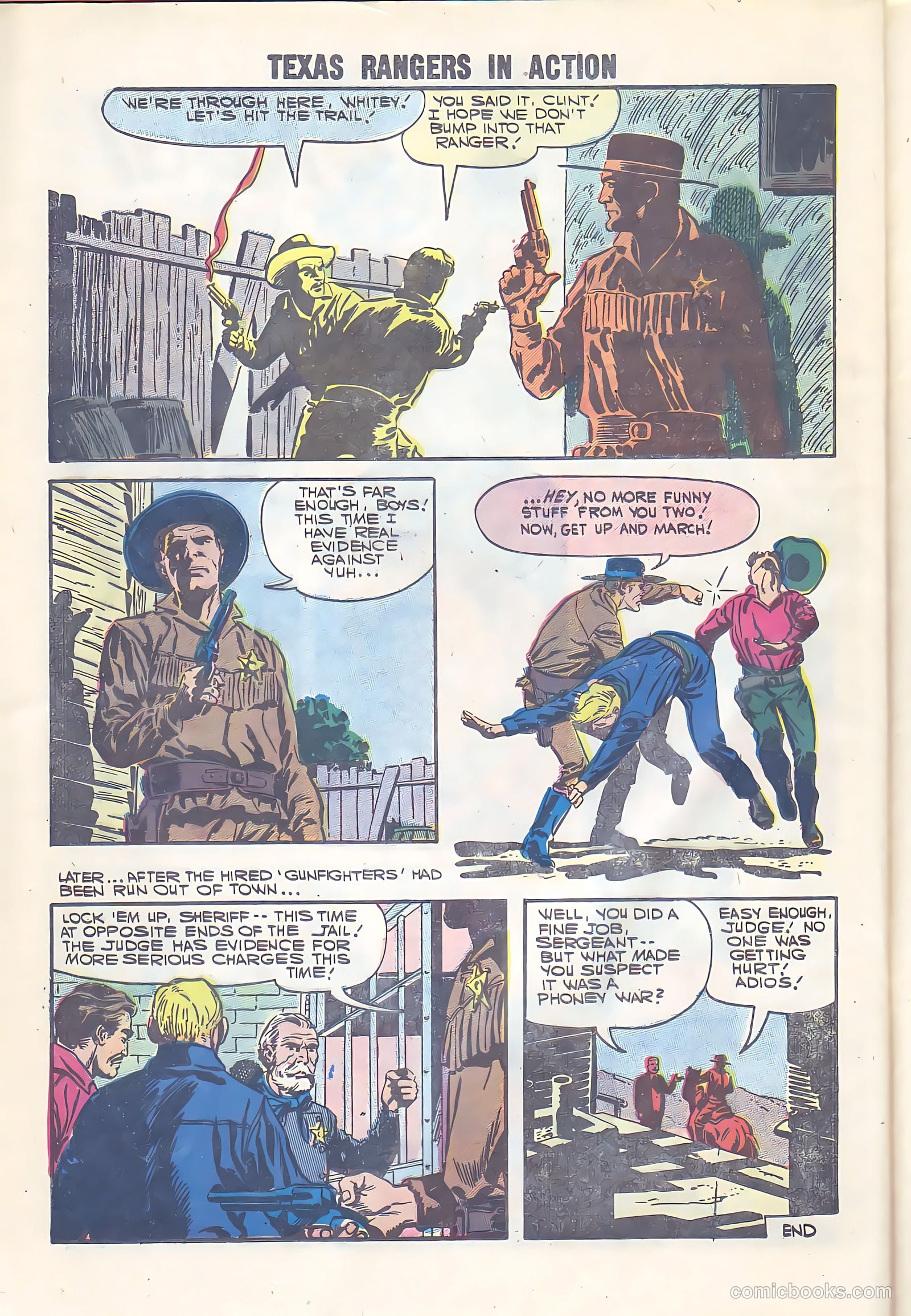 Texas Rangers in Action #7 (1957) — page 24 of 36