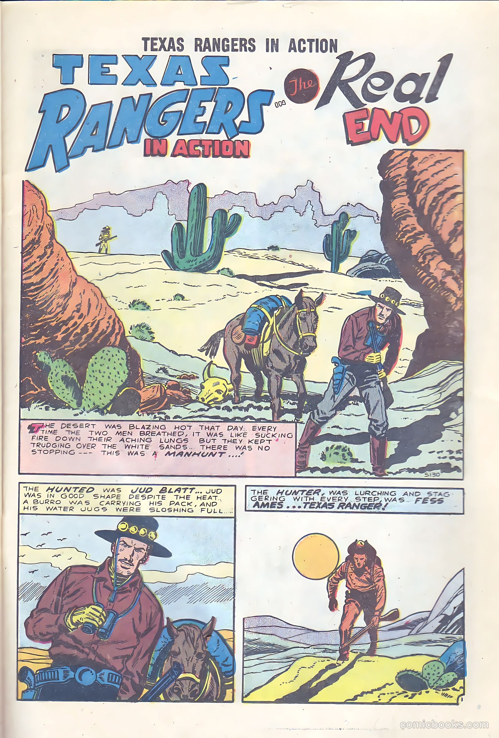 Texas Rangers in Action #7 (1957) — page 25 of 36