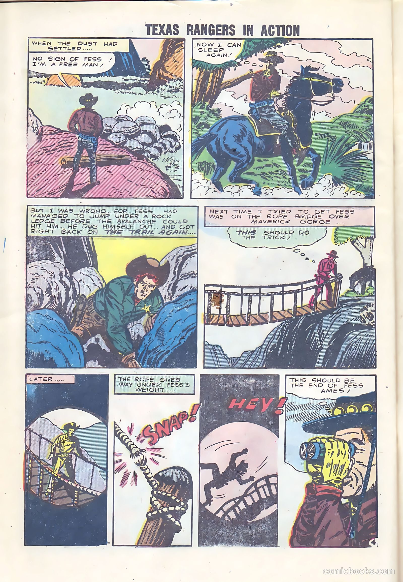Texas Rangers in Action #7 (1957) — page 28 of 36