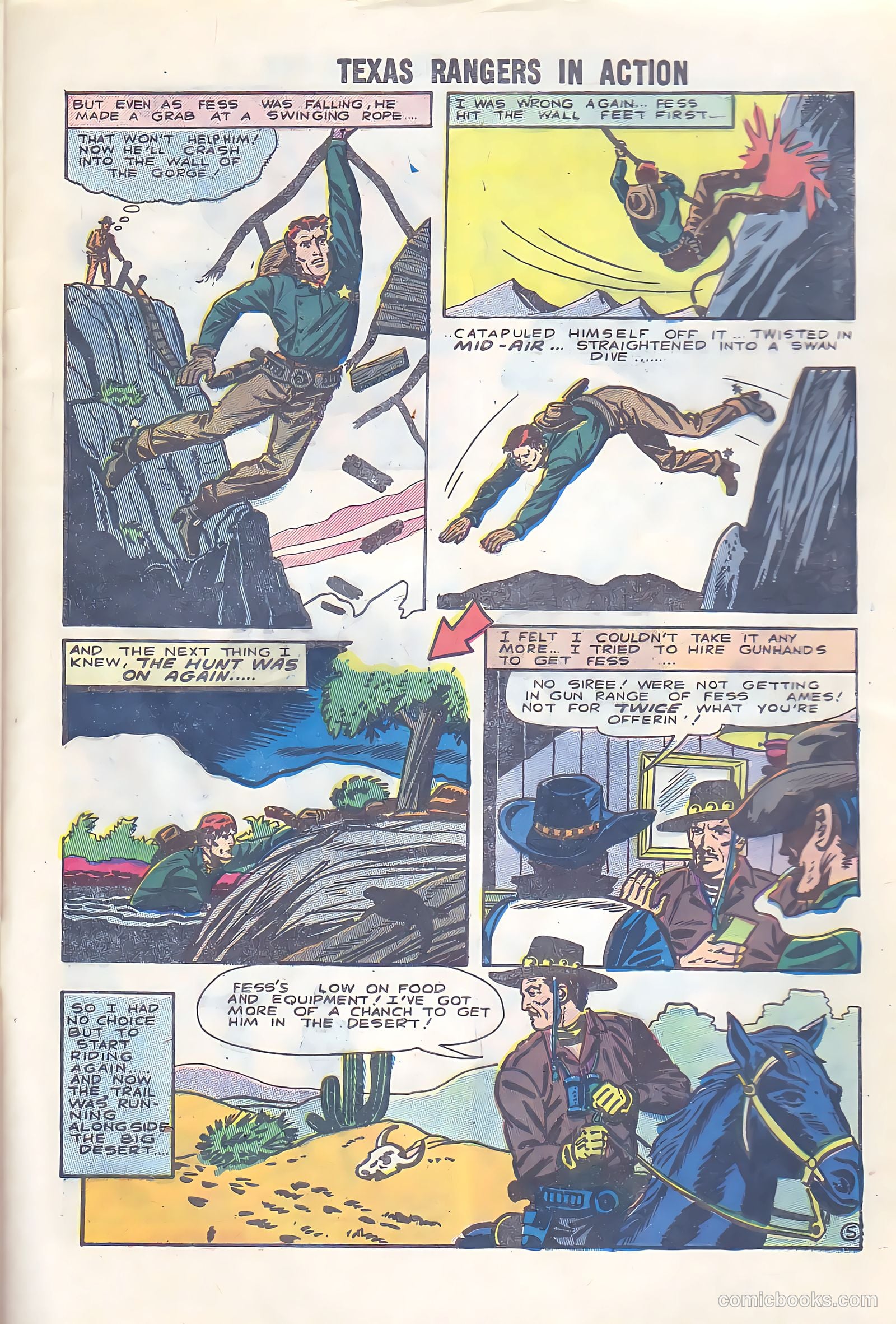 Texas Rangers in Action #7 (1957) — page 29 of 36