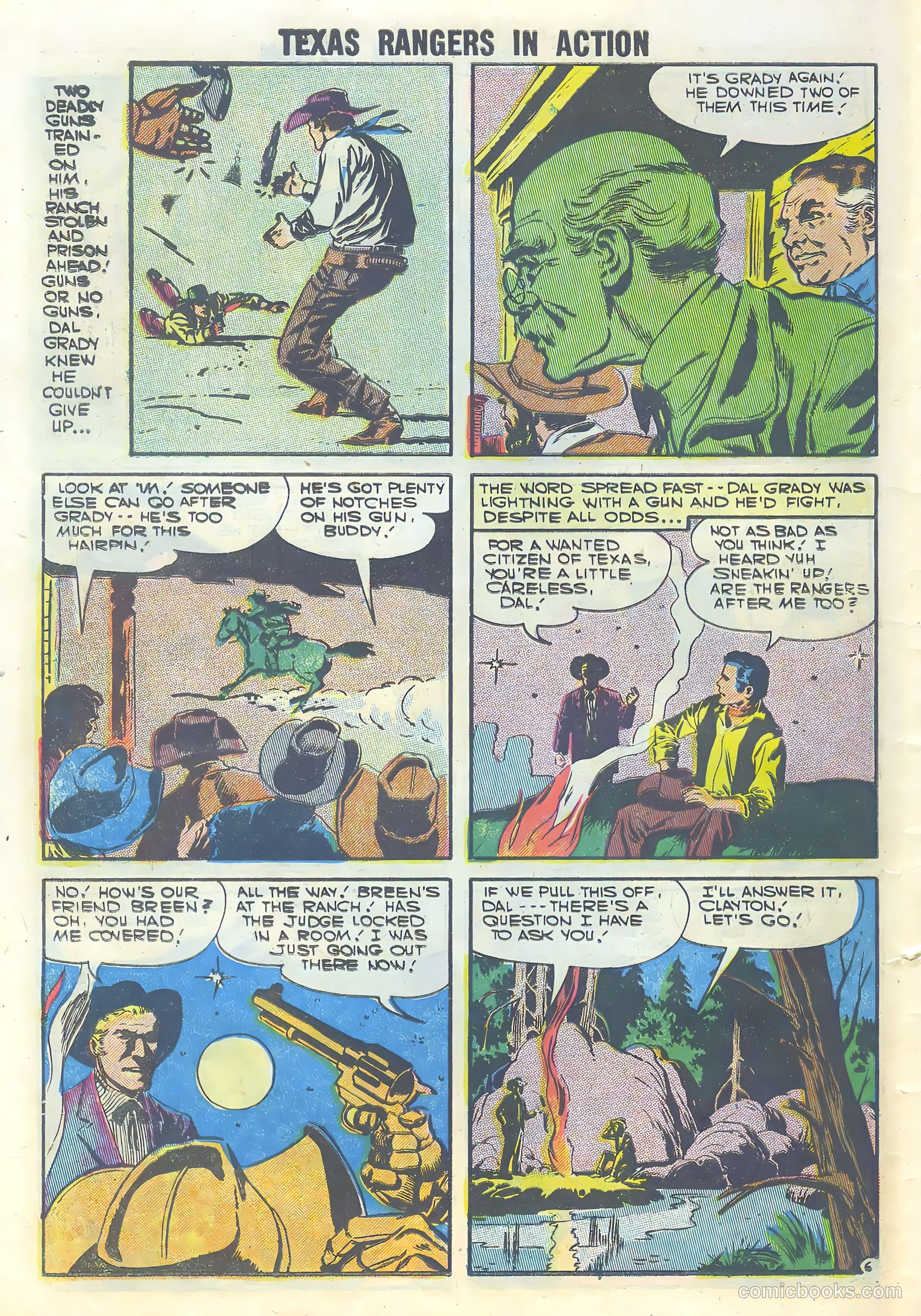Texas Rangers in Action #8 (1957) — page 26 of 36