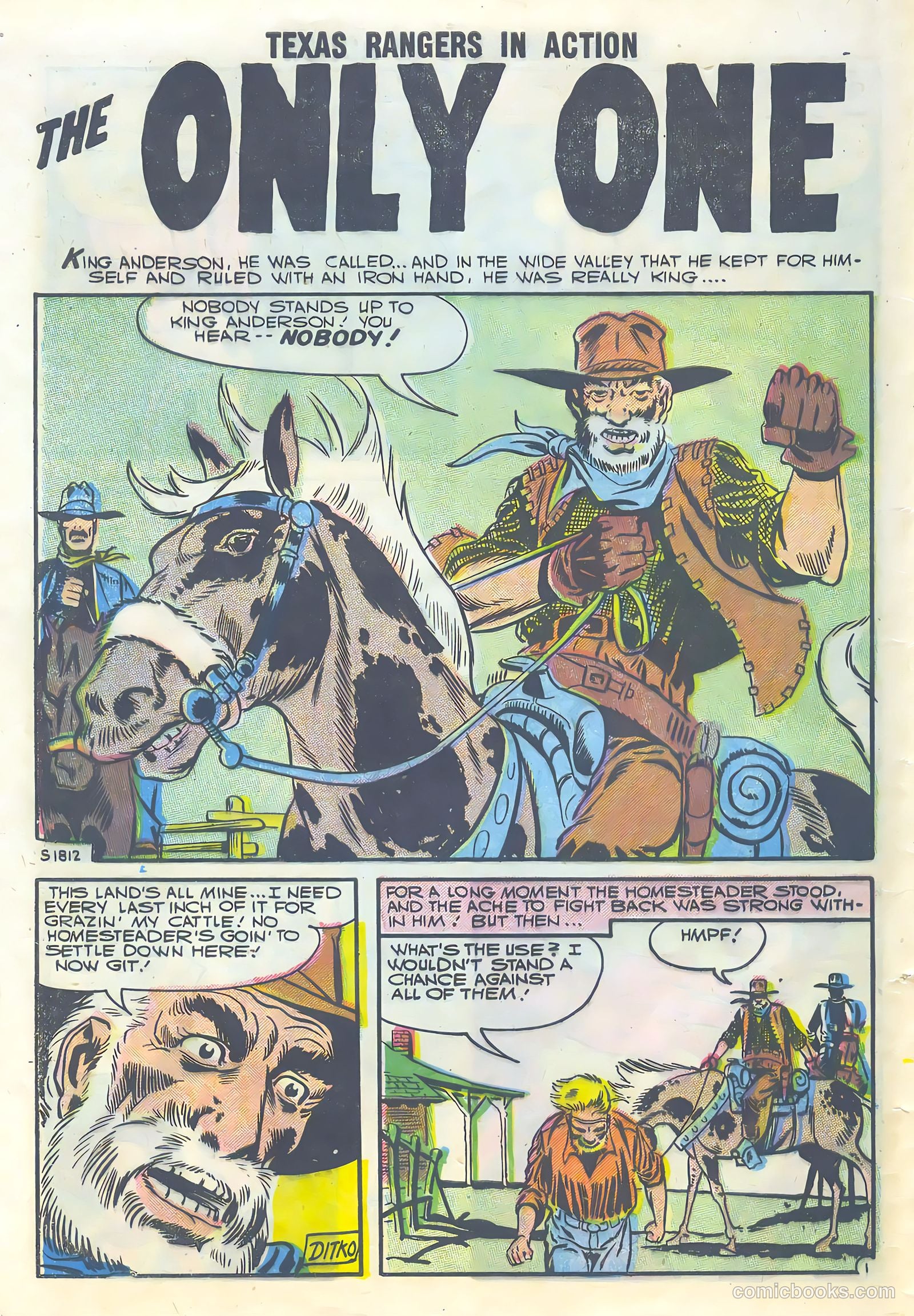 Texas Rangers in Action #8 (1957) — page 28 of 36