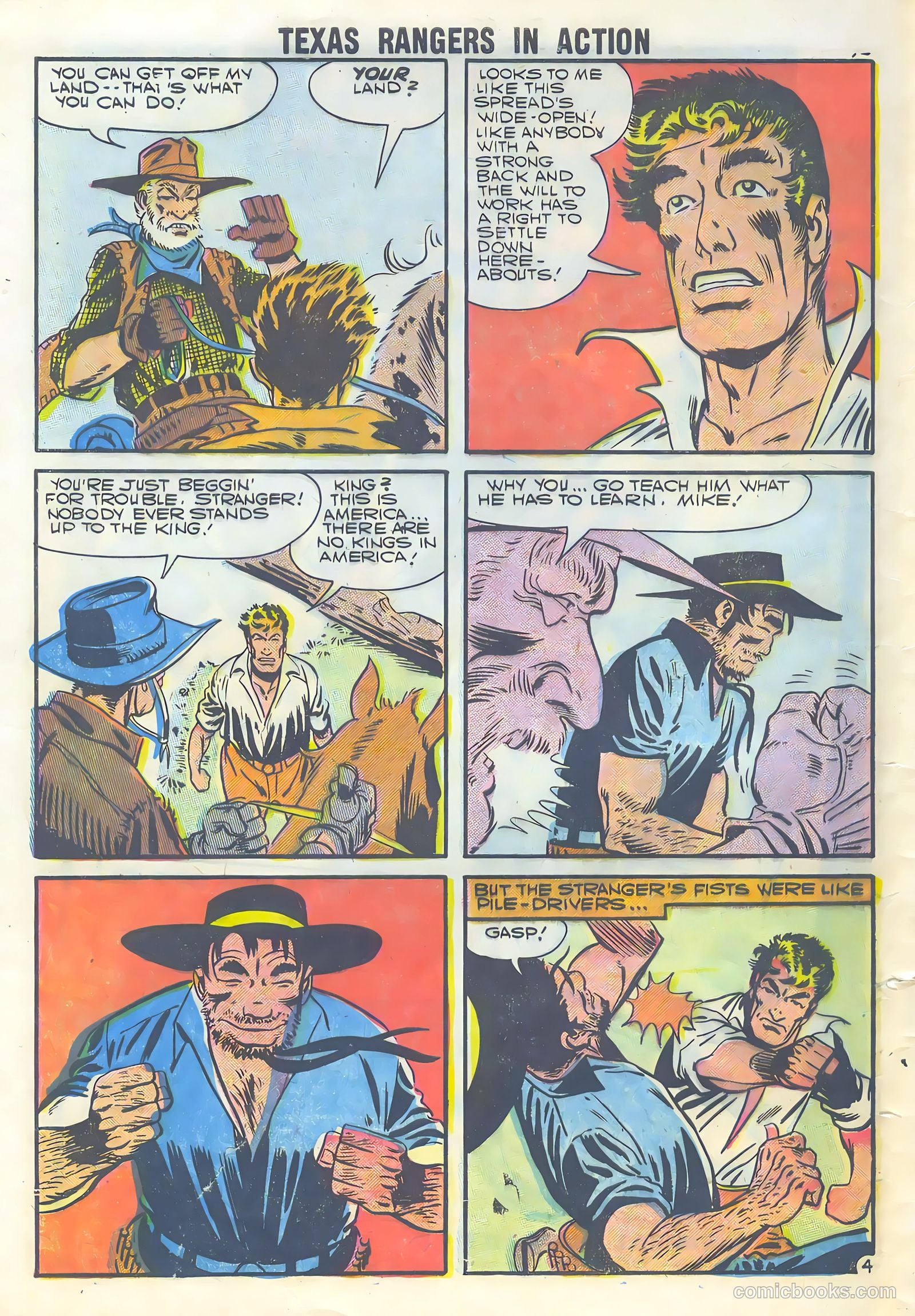Texas Rangers in Action #8 (1957) — page 32 of 36