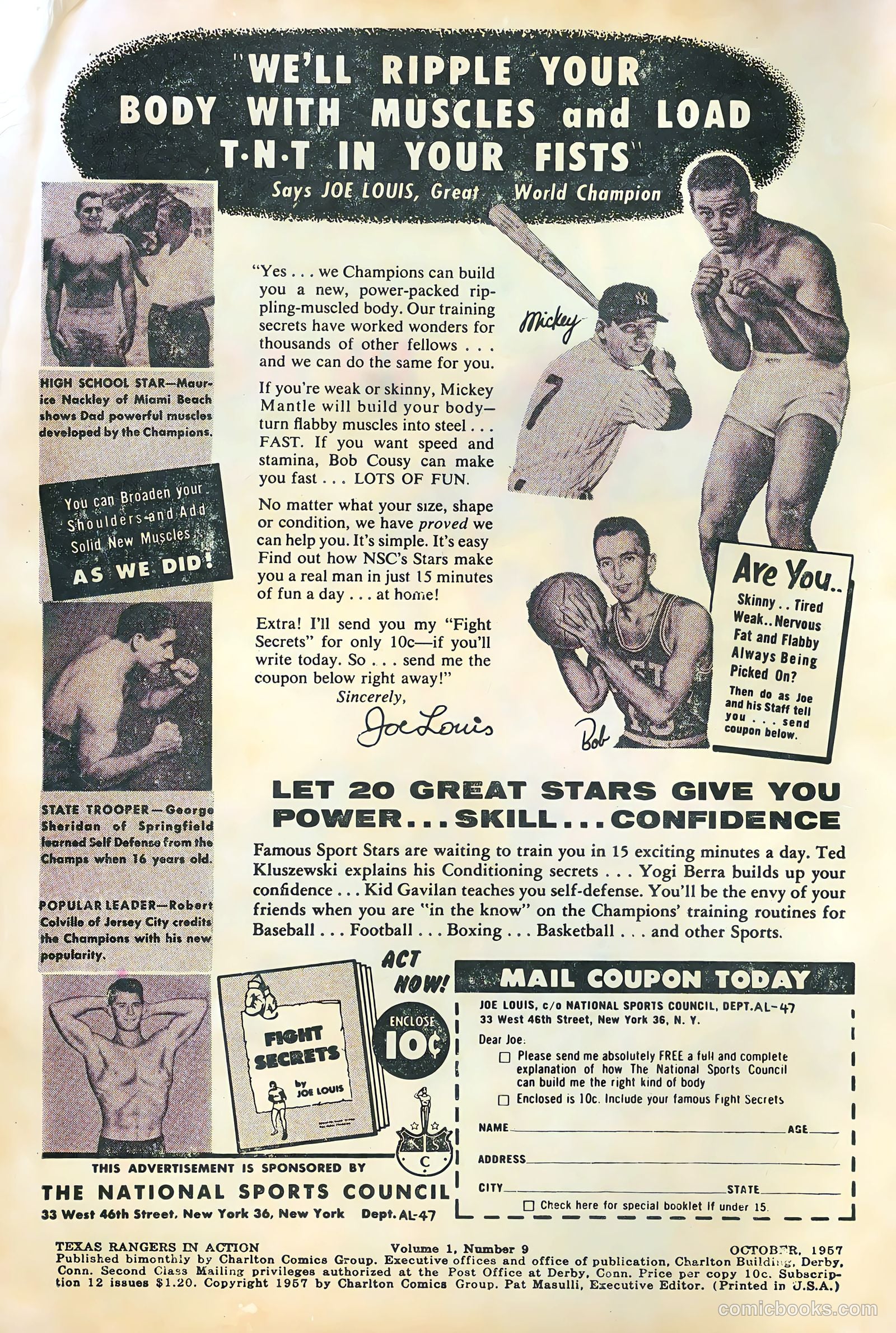 Texas Rangers in Action #9 (1957) — page 2 of 36