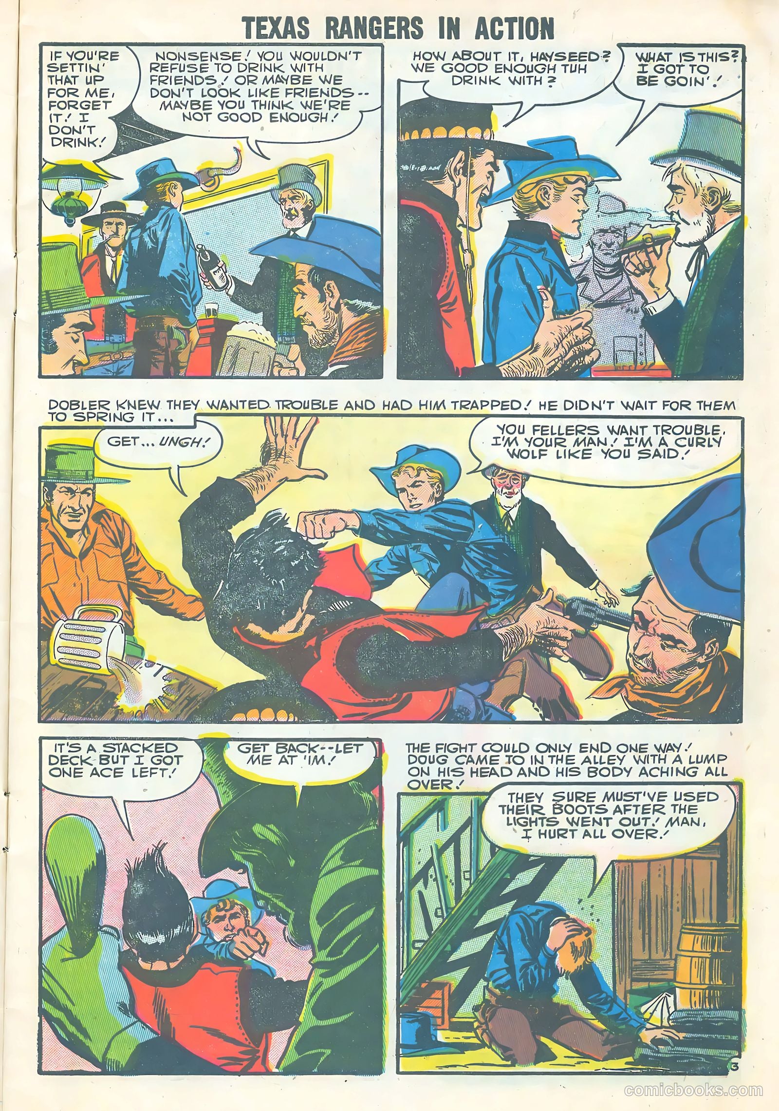 Texas Rangers in Action #9 (1957) — page 5 of 36
