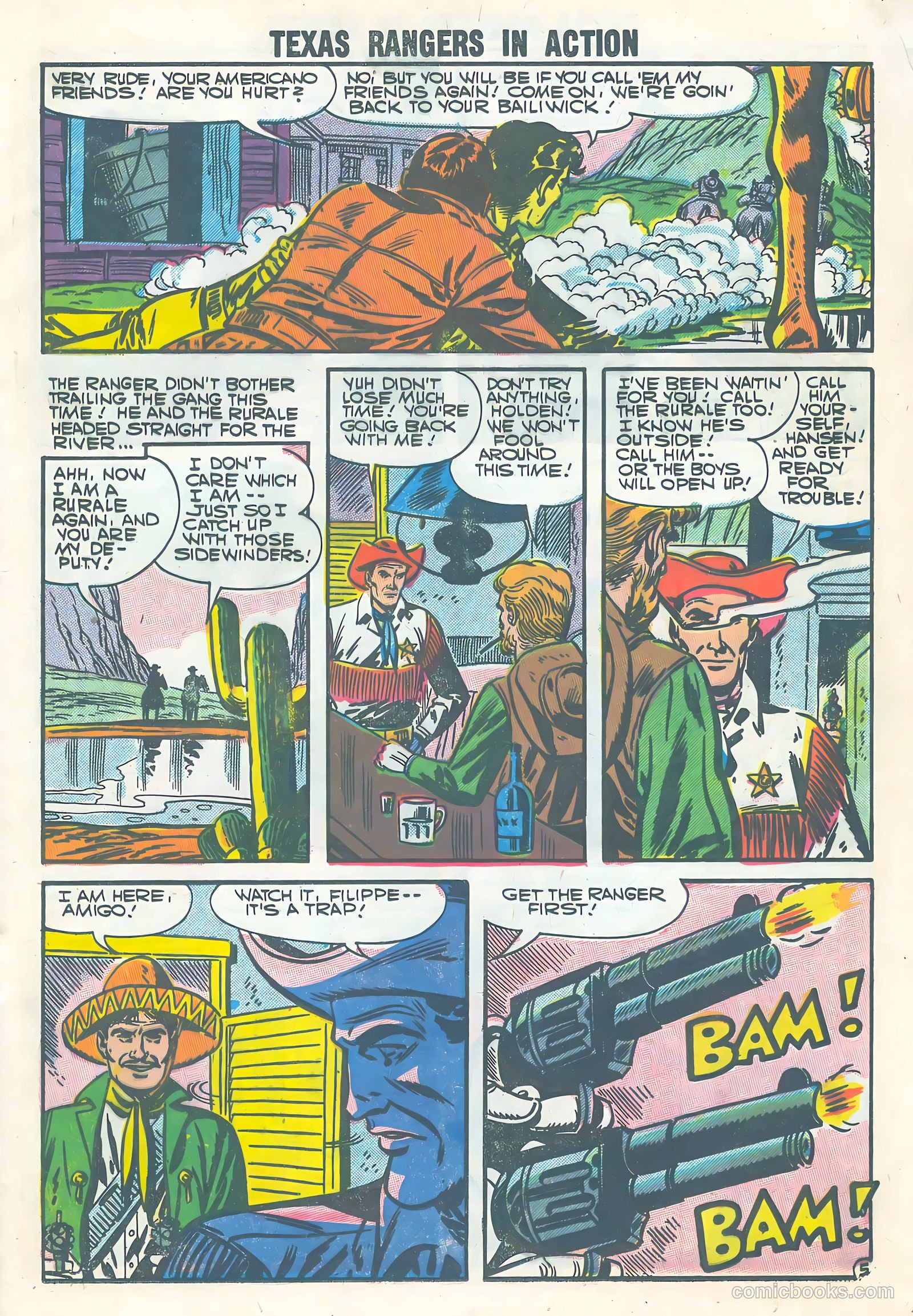 Texas Rangers in Action #9 (1957) — page 13 of 36