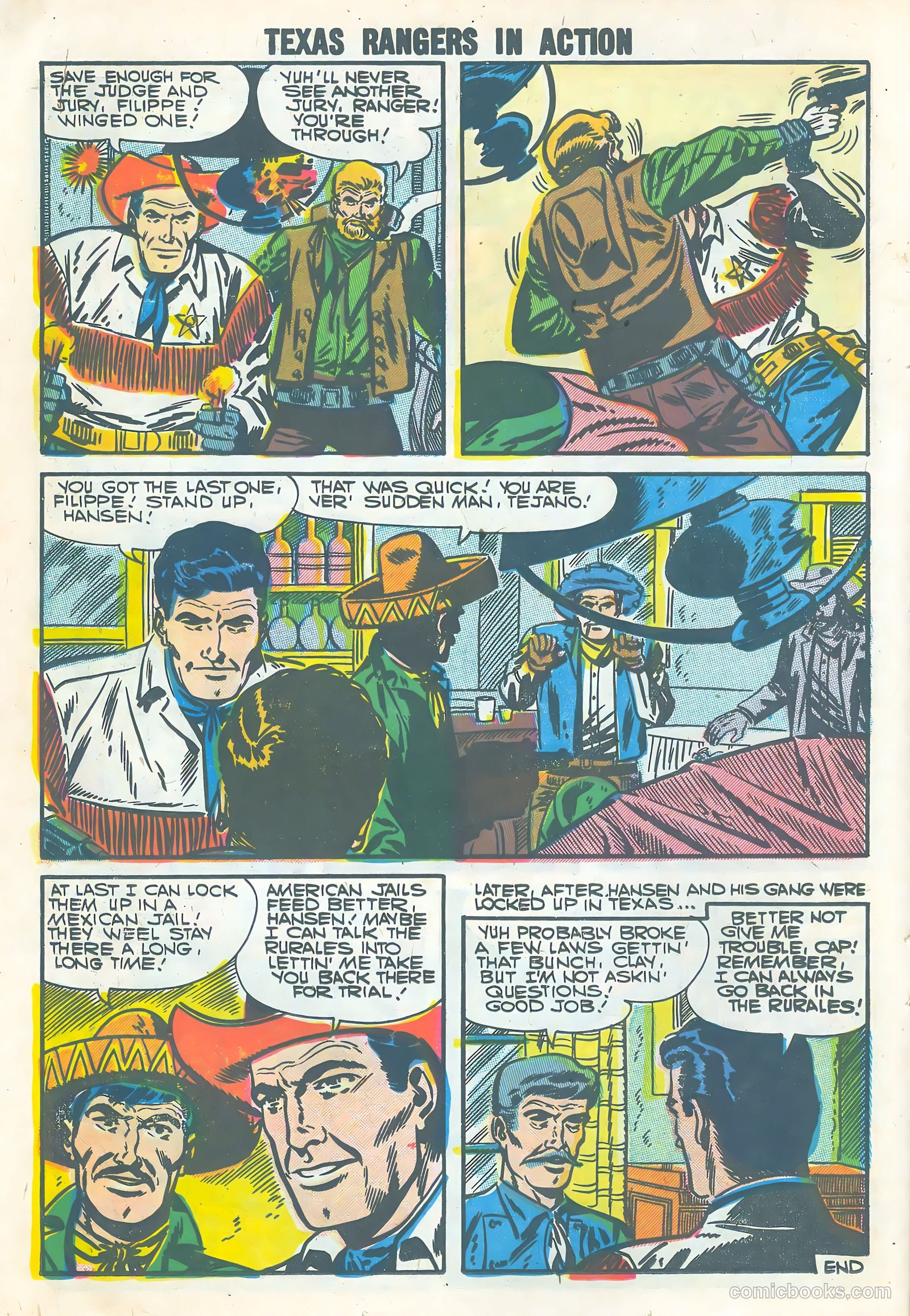 Texas Rangers in Action #9 (1957) — page 14 of 36