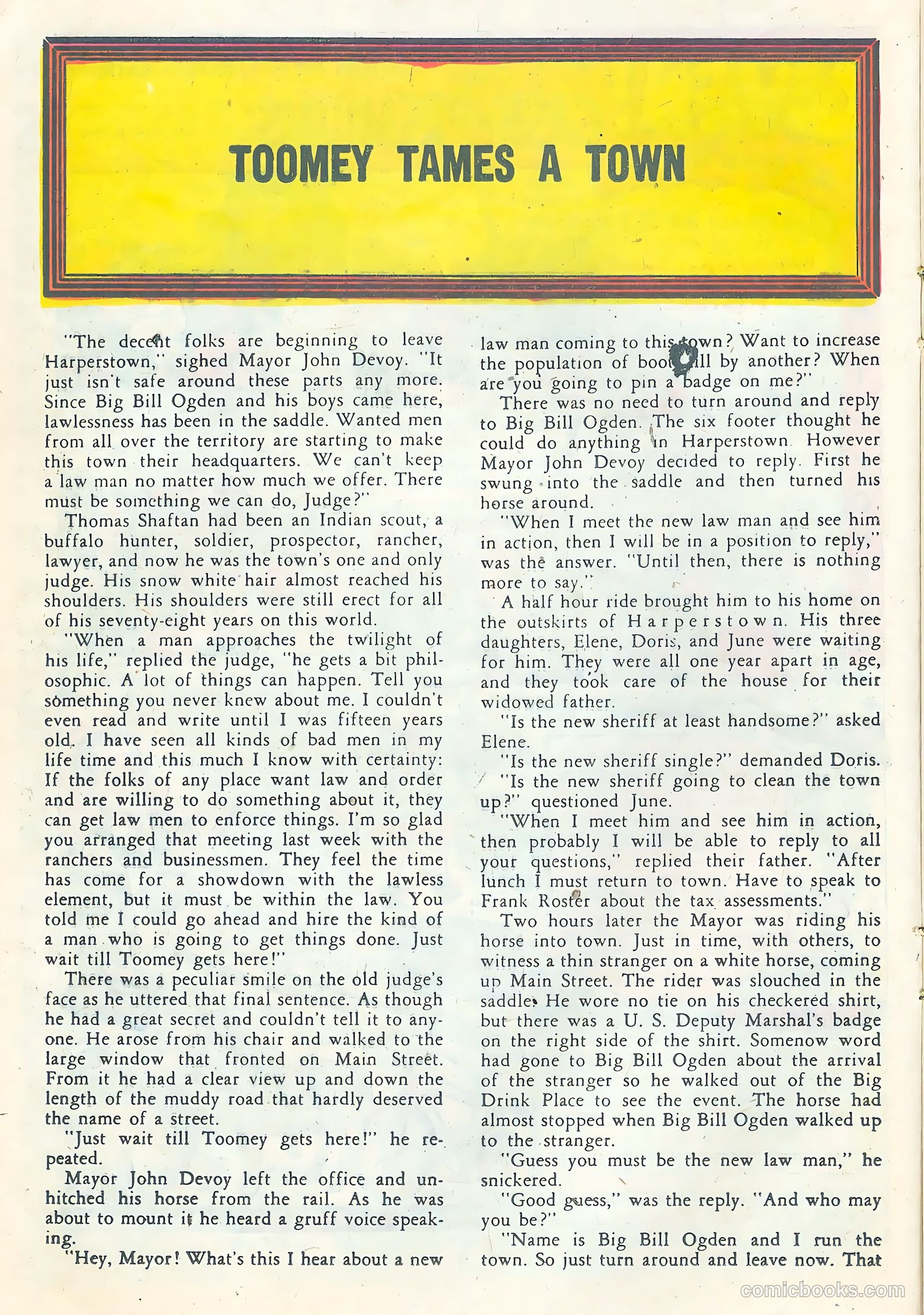 Texas Rangers in Action #9 (1957) — page 16 of 36