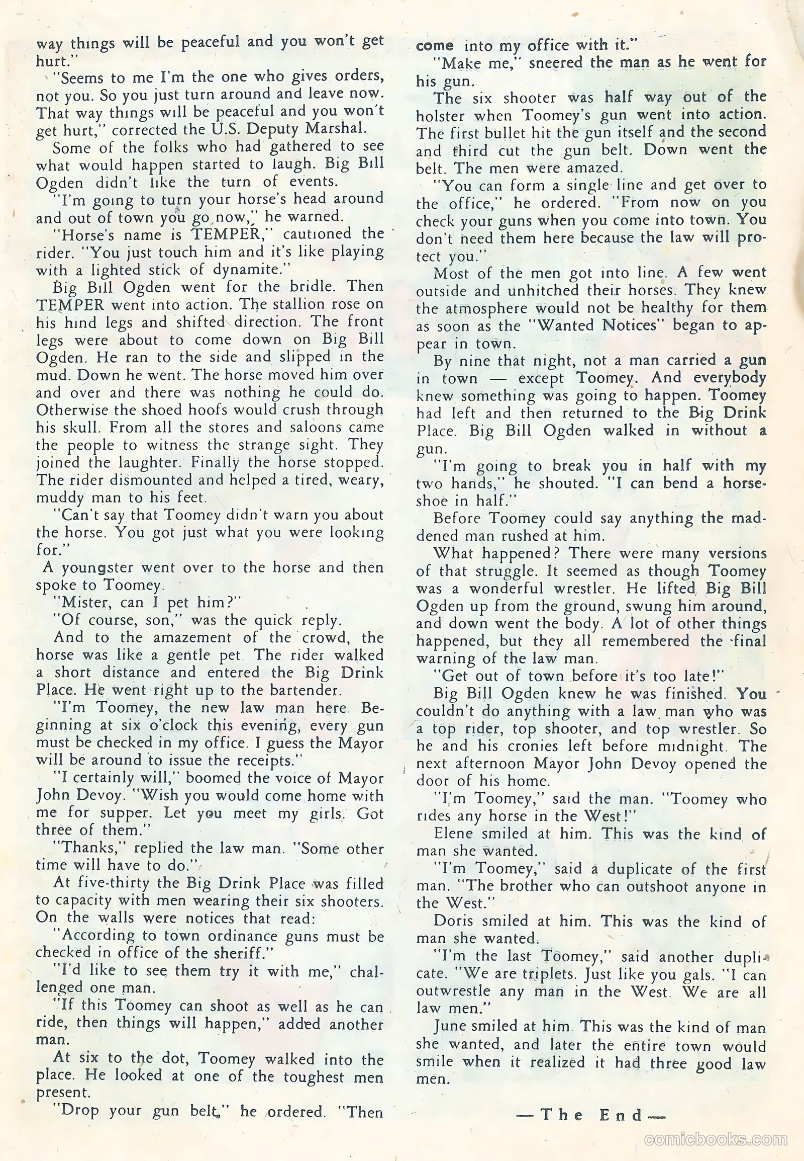 Texas Rangers in Action #9 (1957) — page 17 of 36