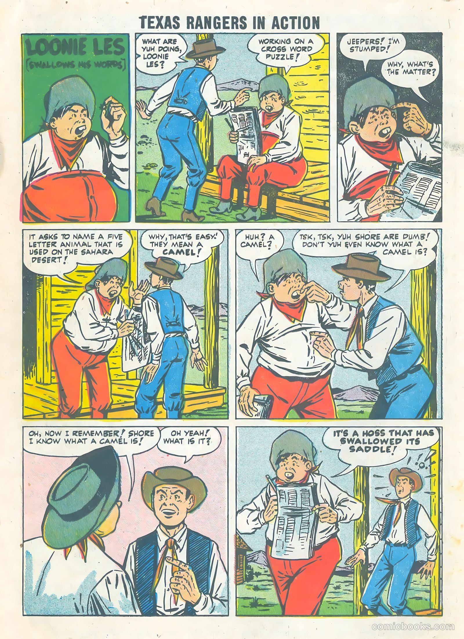 Texas Rangers in Action #9 (1957) — page 18 of 36