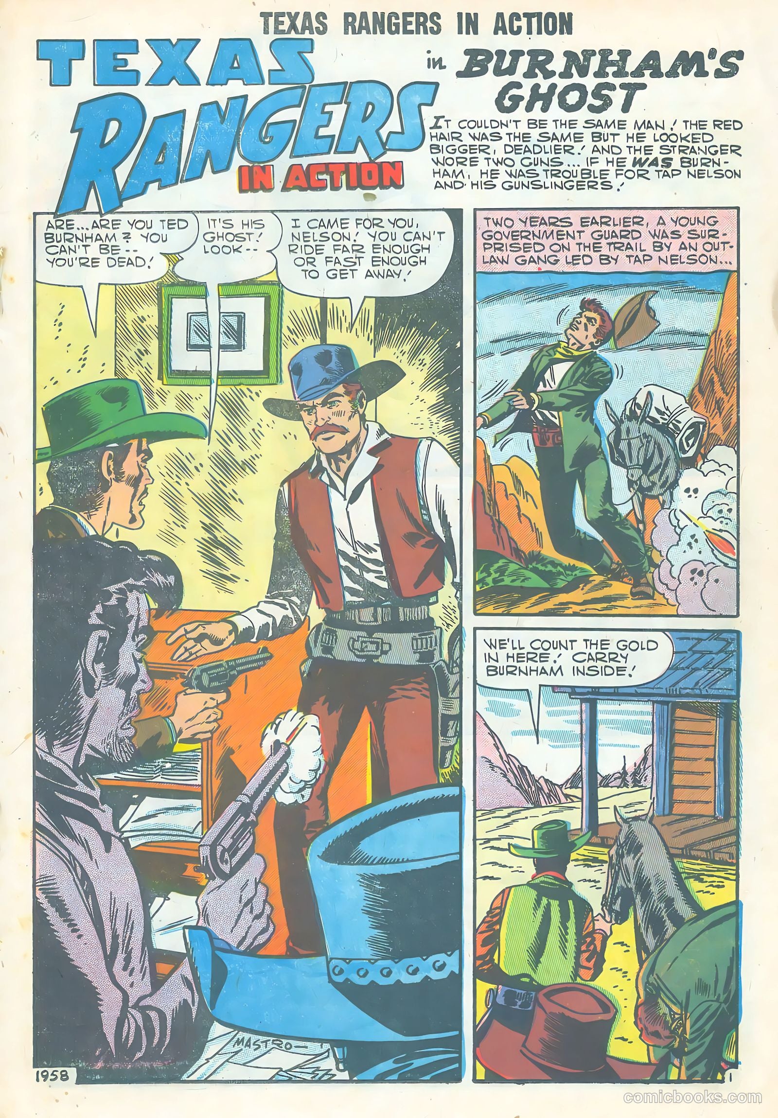 Texas Rangers in Action #9 (1957) — page 19 of 36