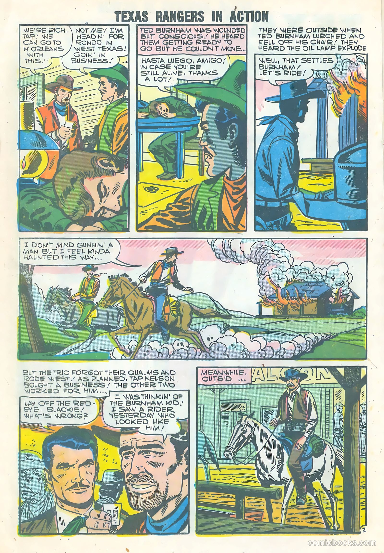 Texas Rangers in Action #9 (1957) — page 20 of 36