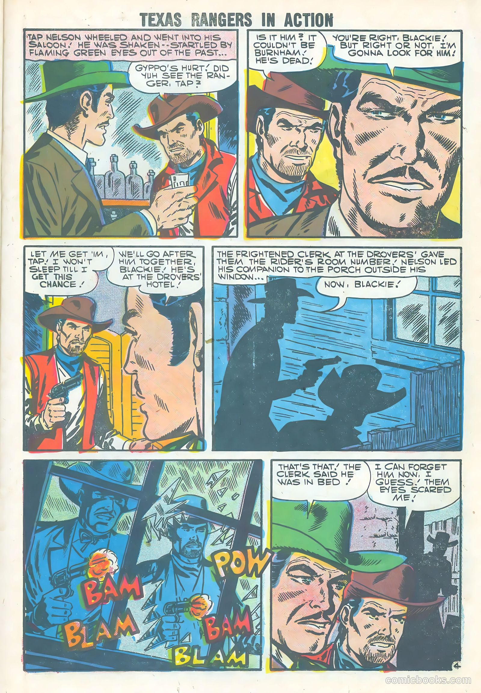 Texas Rangers in Action #9 (1957) — page 23 of 36