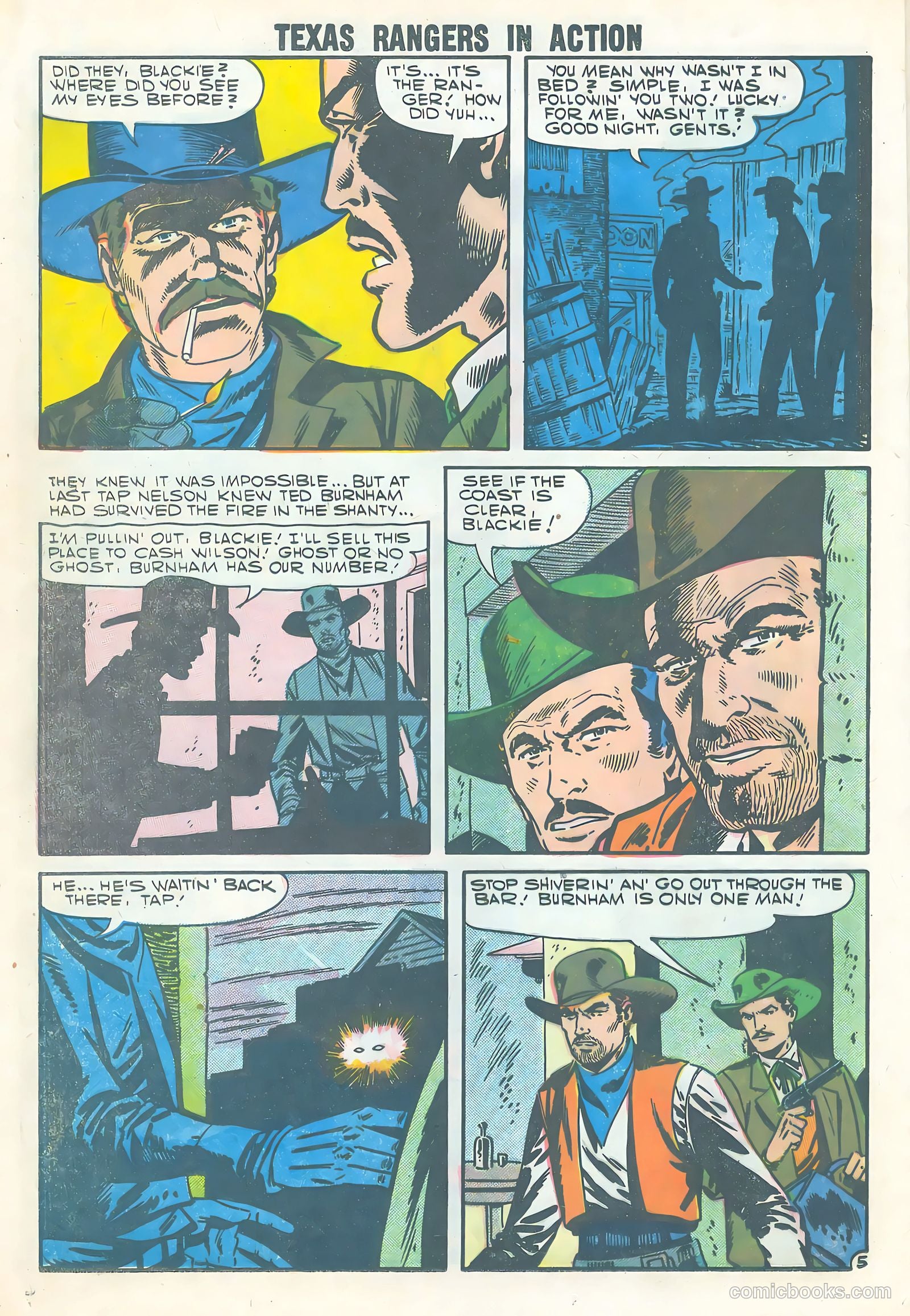 Texas Rangers in Action #9 (1957) — page 24 of 36