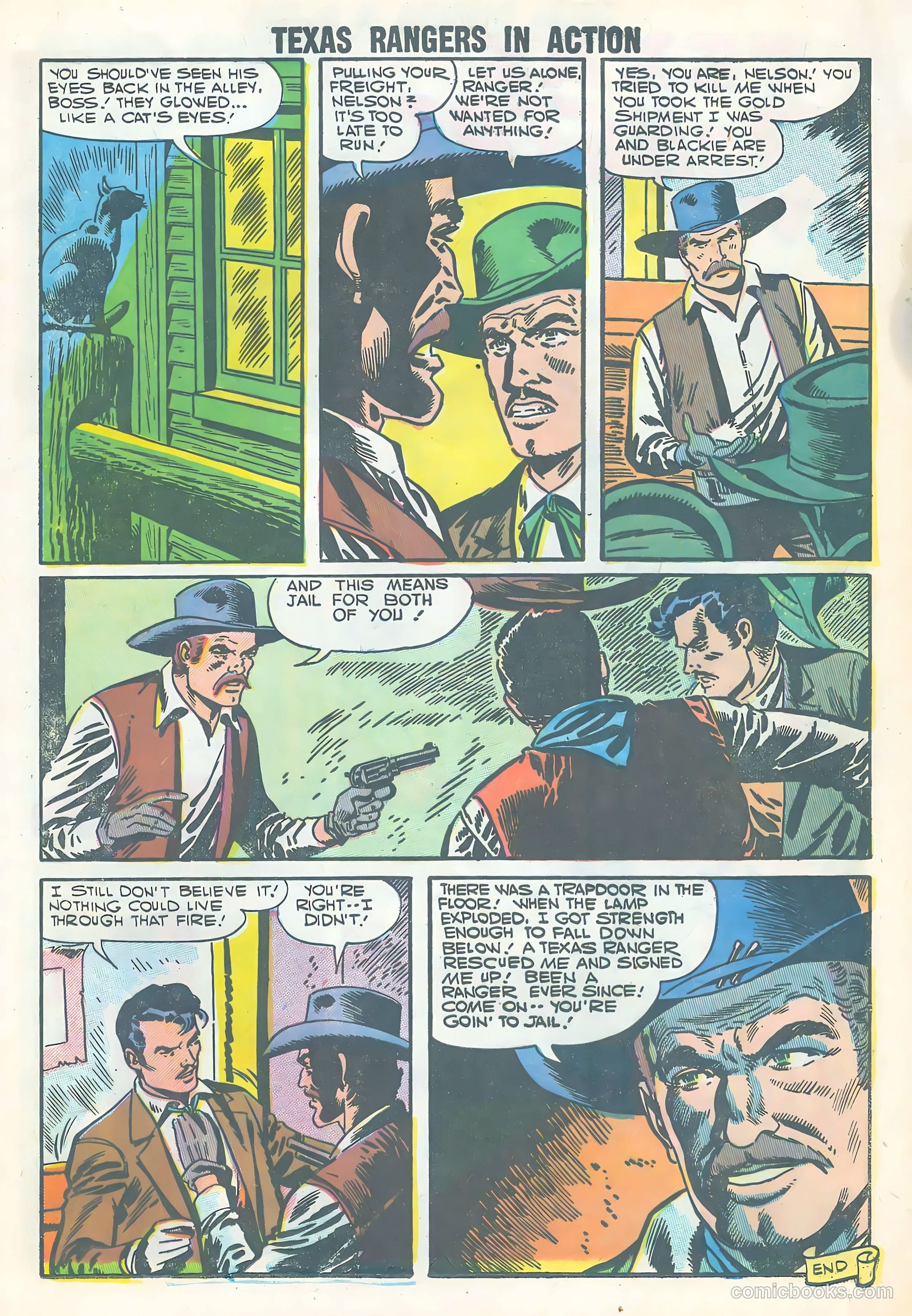 Texas Rangers in Action #9 (1957) — page 25 of 36