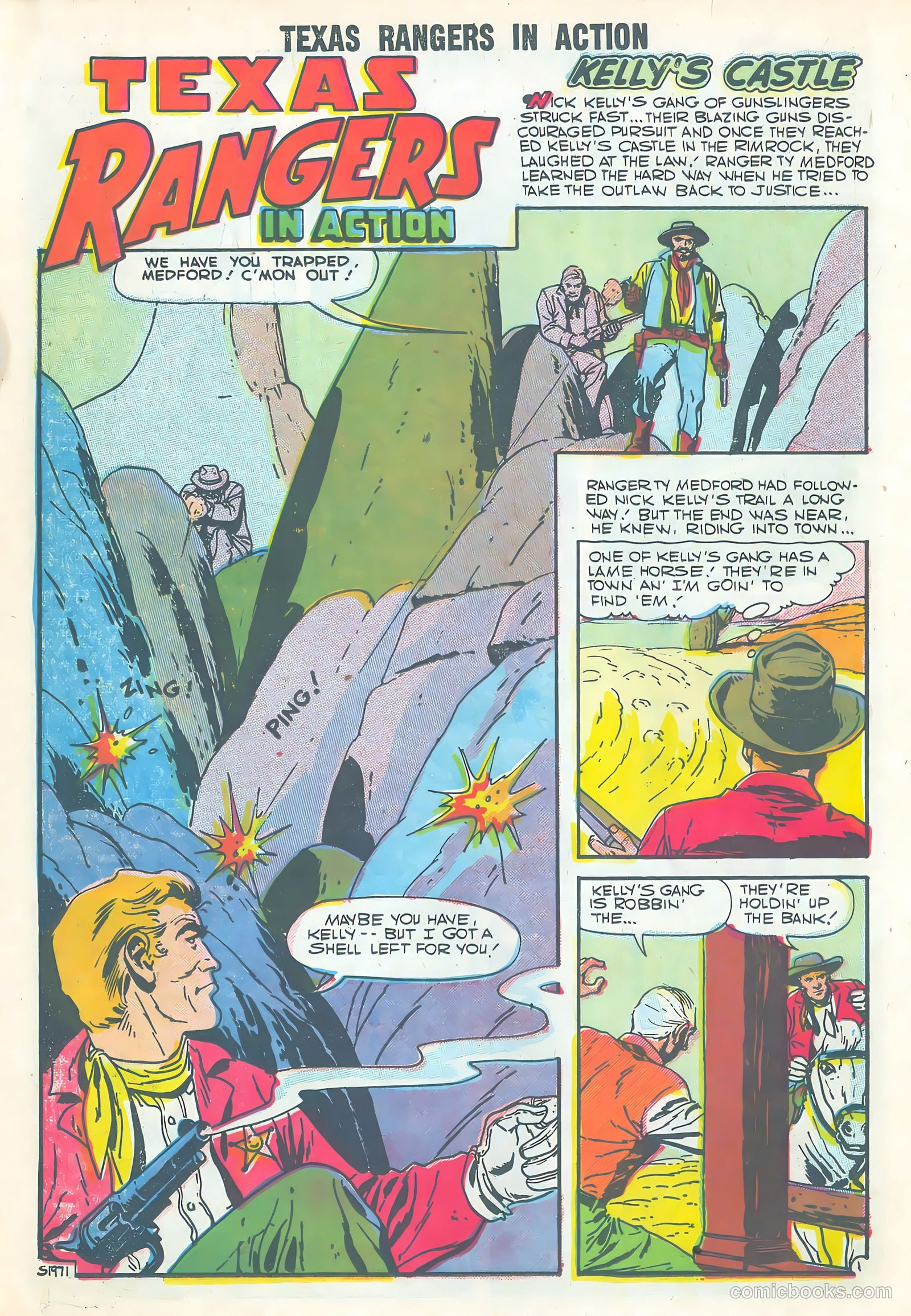 Texas Rangers in Action #9 (1957) — page 26 of 36