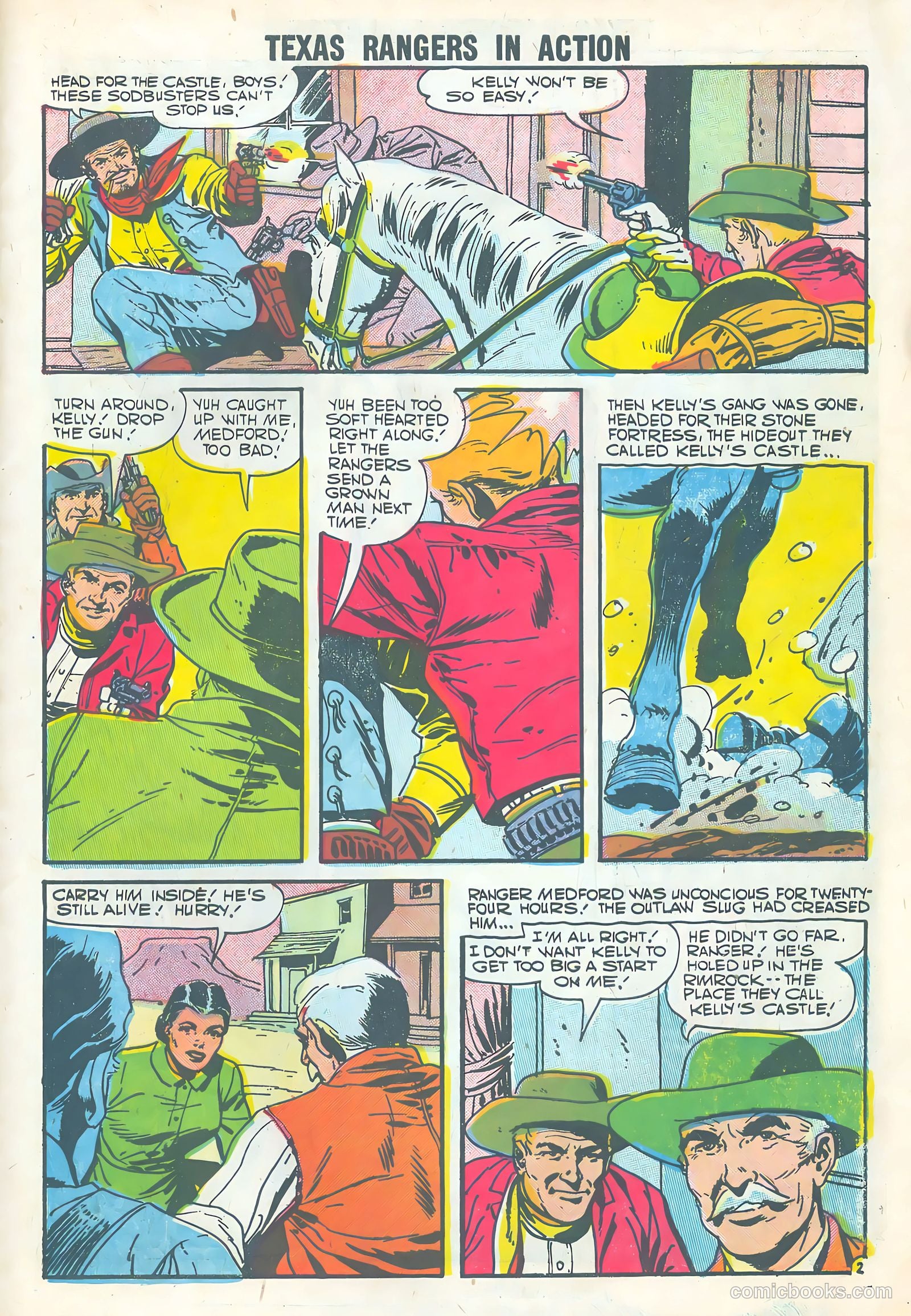 Texas Rangers in Action #9 (1957) — page 27 of 36