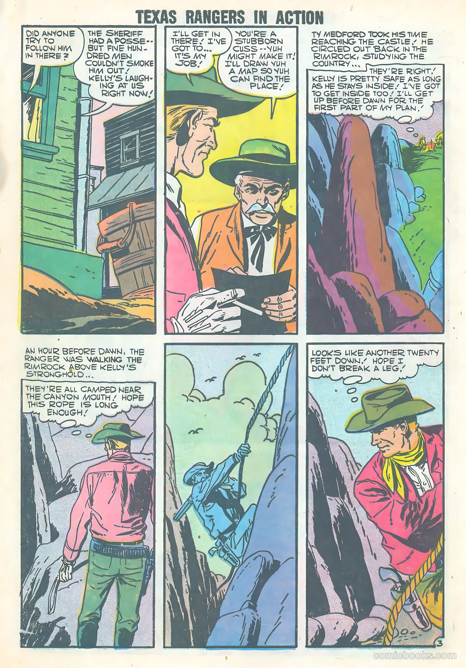 Texas Rangers in Action #9 (1957) — page 28 of 36