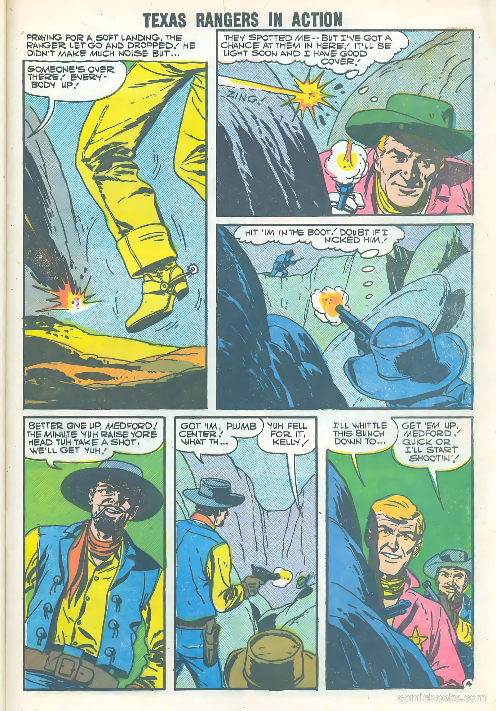 Texas Rangers in Action #9 (1957) — page 29 of 36