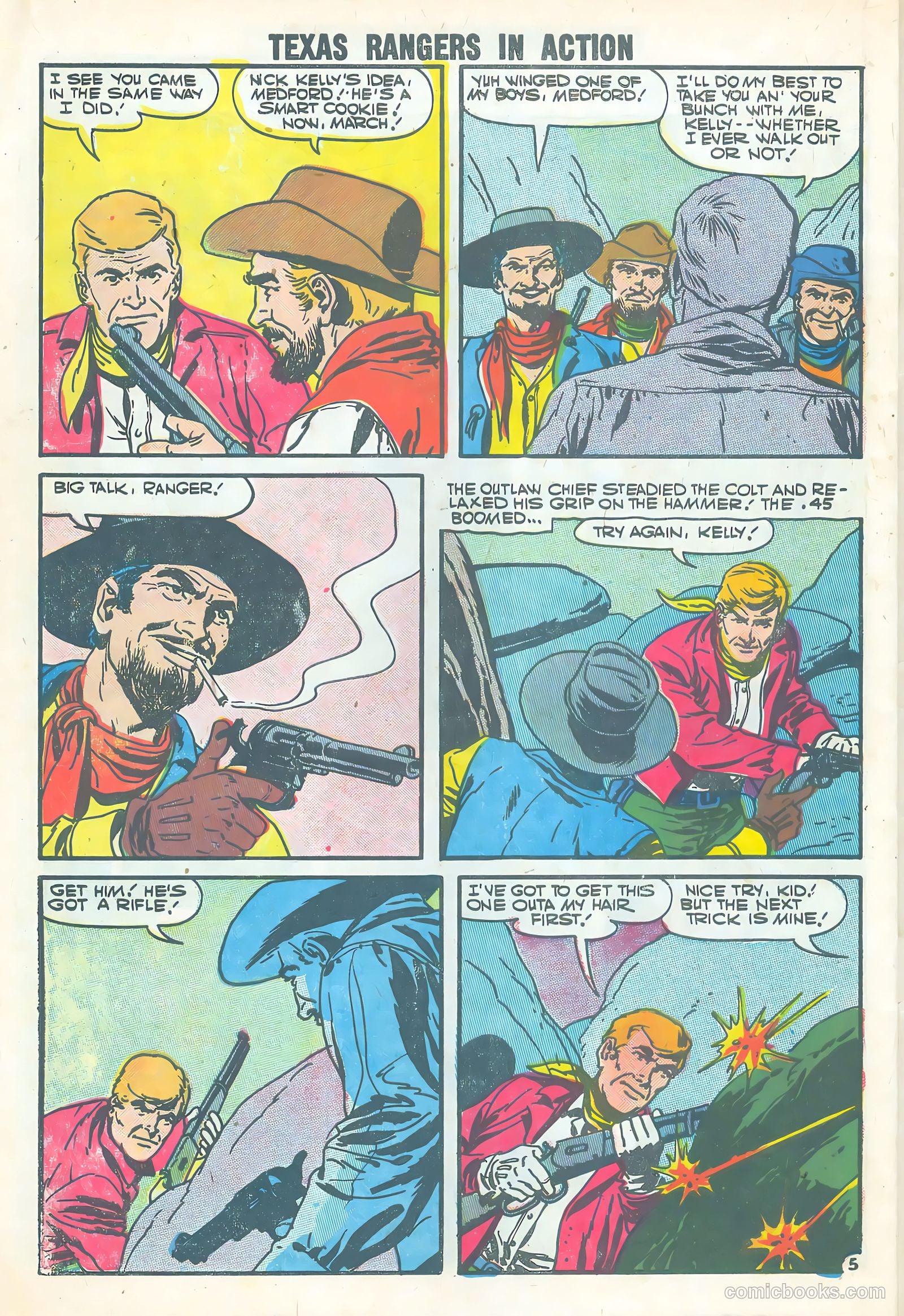 Texas Rangers in Action #9 (1957) — page 30 of 36