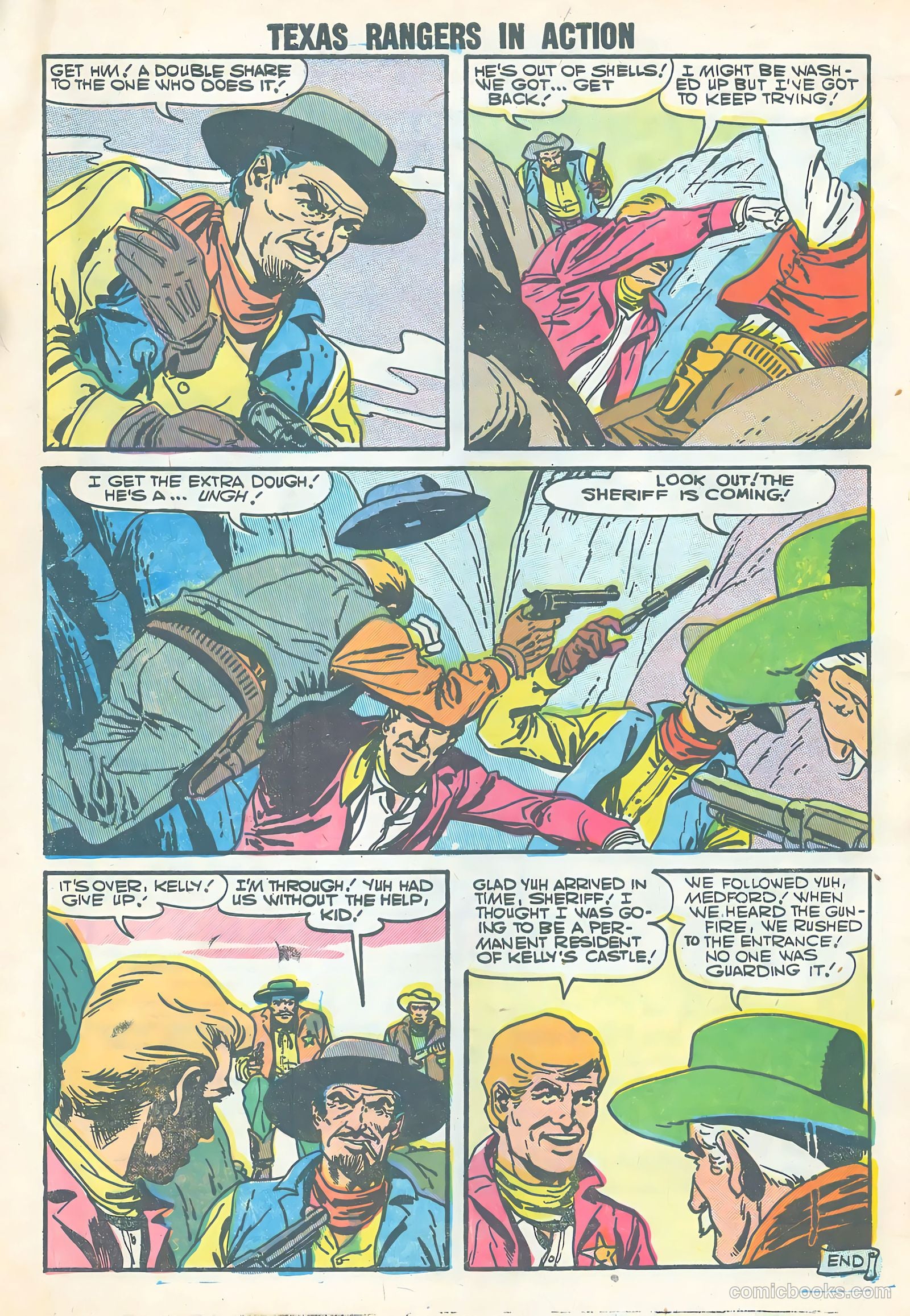 Texas Rangers in Action #9 (1957) — page 32 of 36