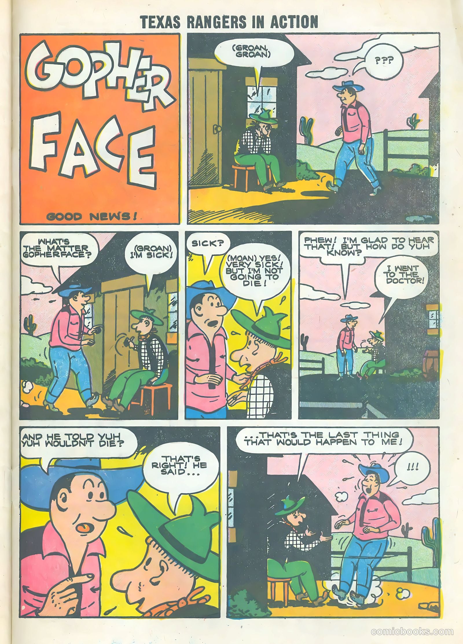 Texas Rangers in Action #9 (1957) — page 33 of 36