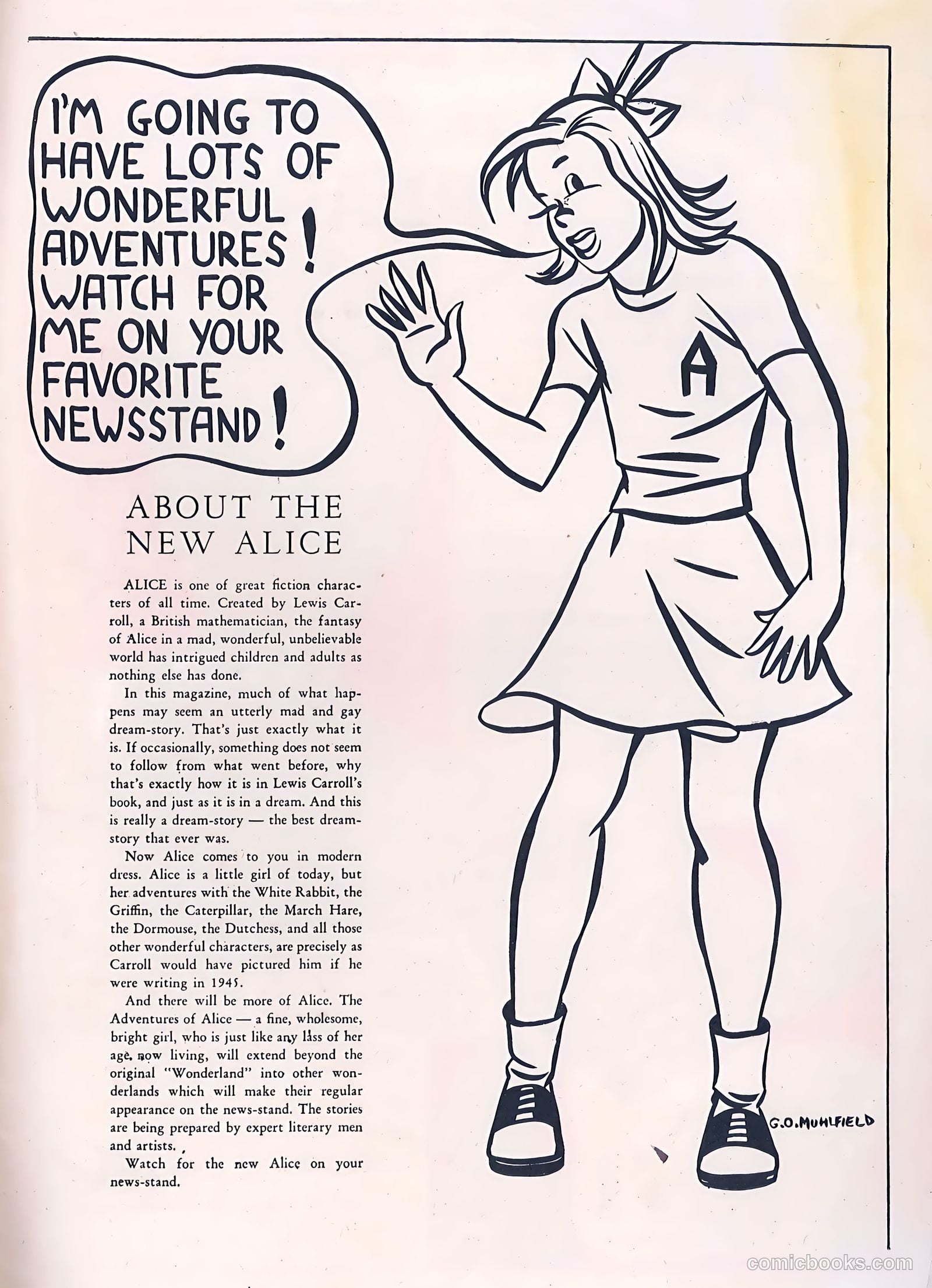The Adventures of Alice #1 (1945) — page 35 of 36