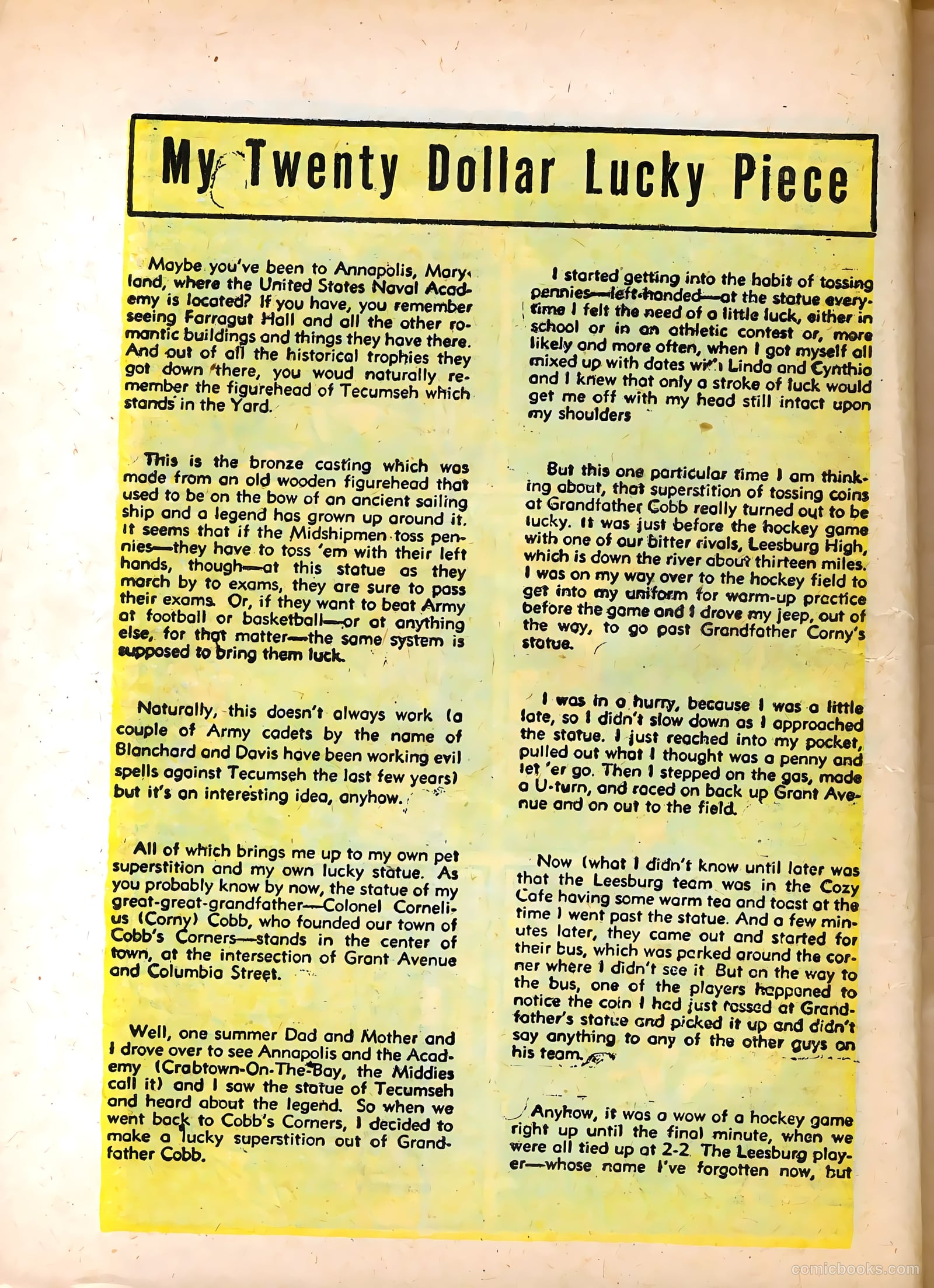 The Adventures of Homer Cobb #1 (1947) — page 22 of 52