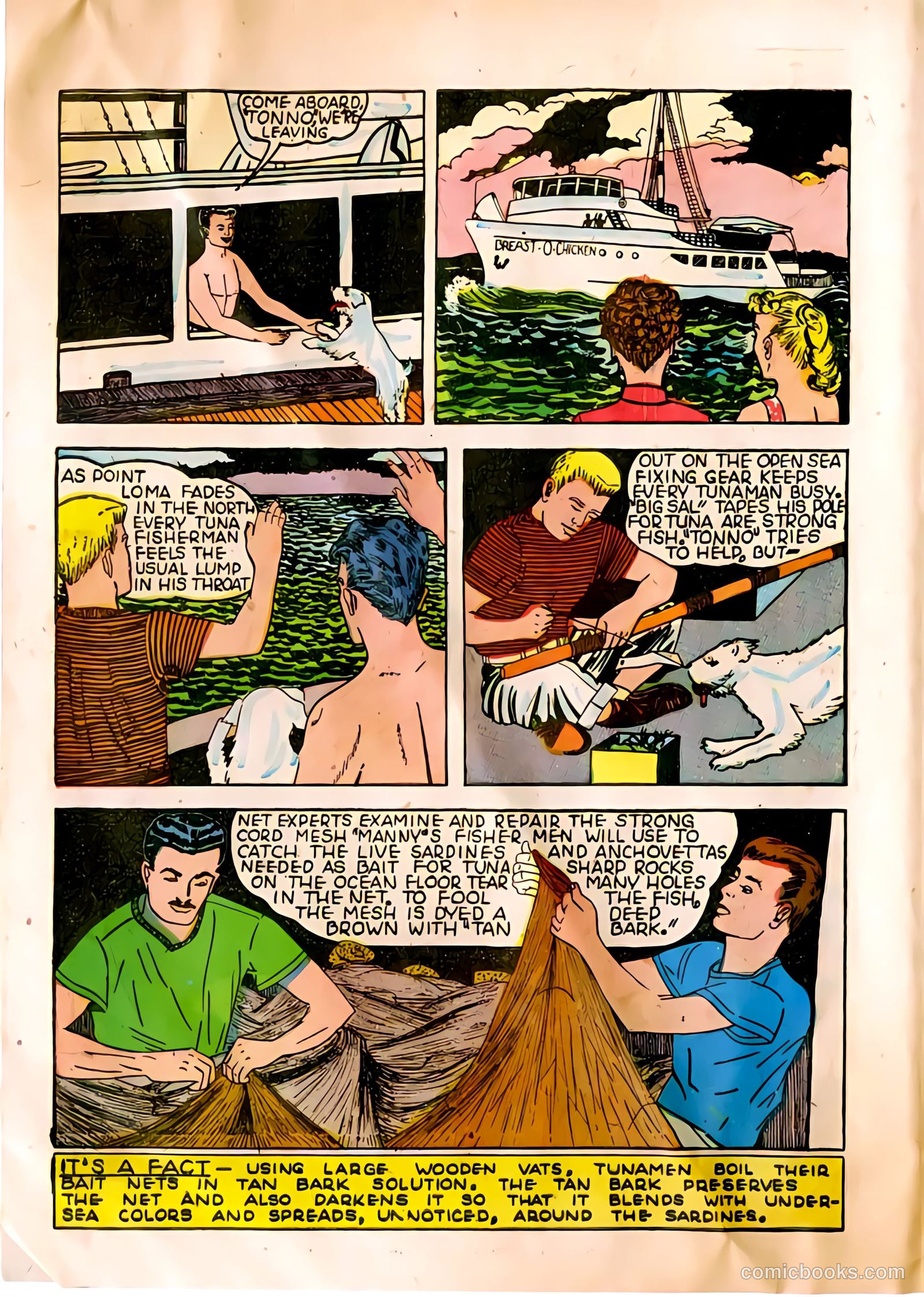 The Adventures of Manuel Pacifico Tuna Fisherman #1 (1950) — page 6 of 24