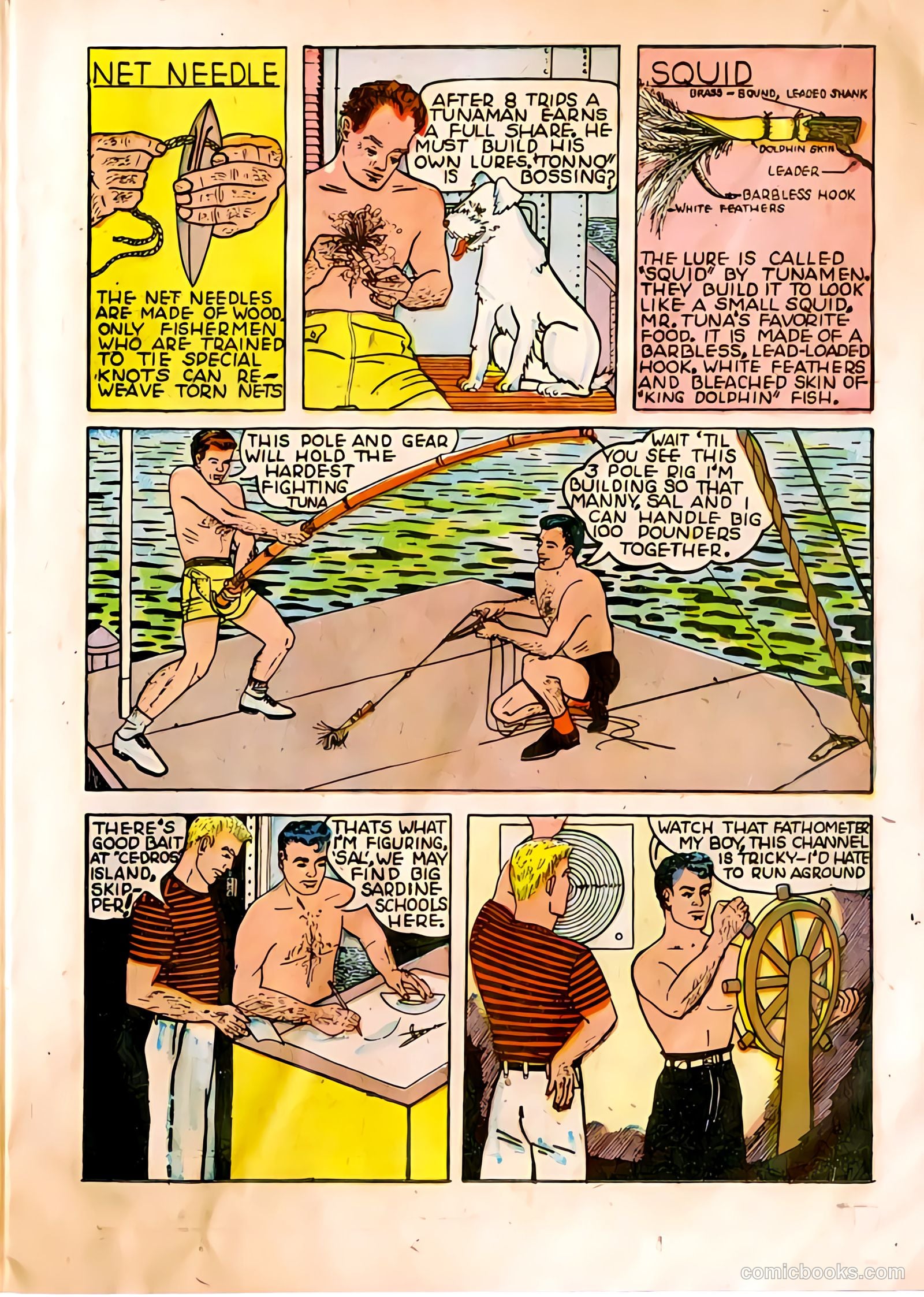 The Adventures of Manuel Pacifico Tuna Fisherman #1 (1950) — page 7 of 24