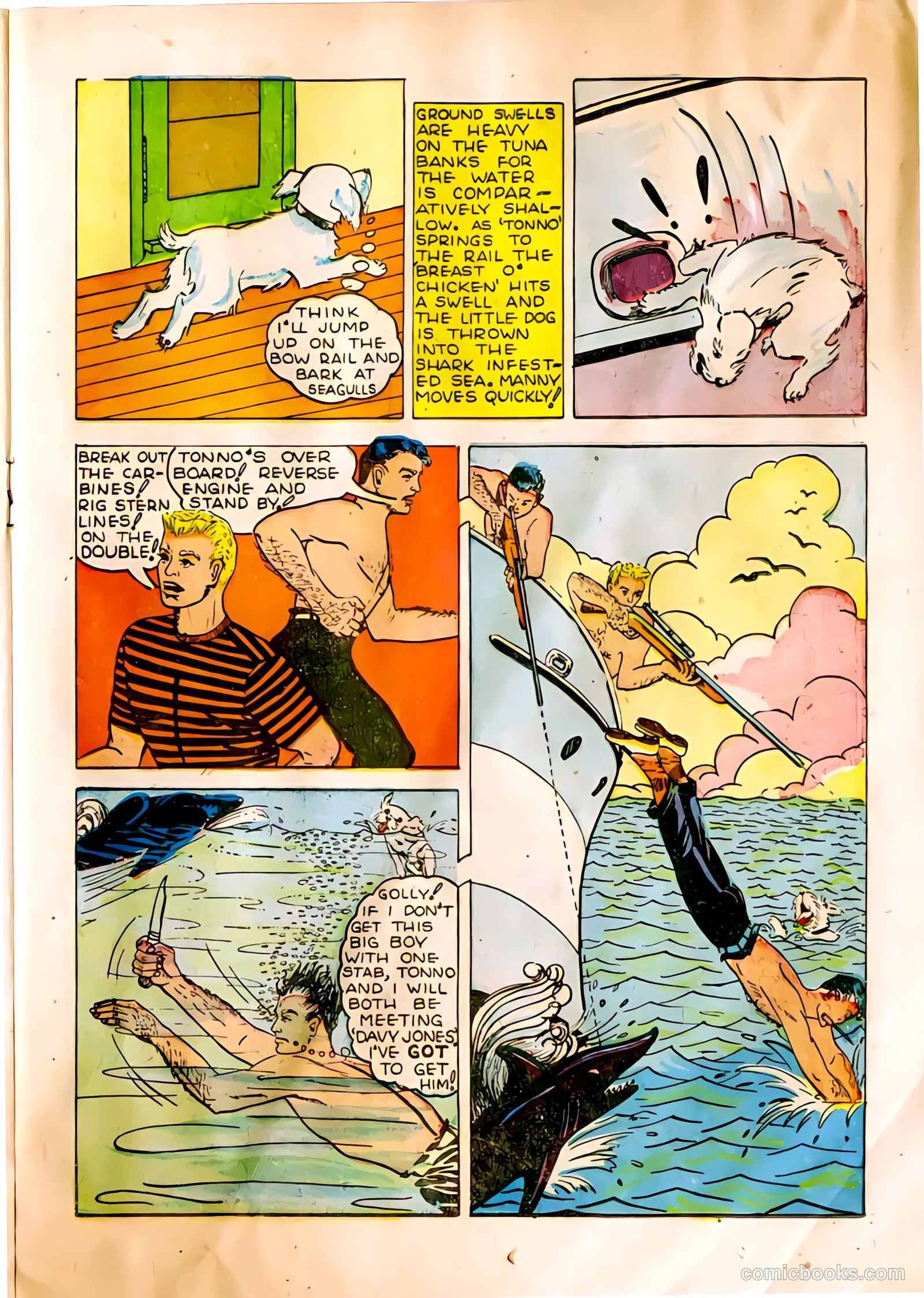 The Adventures of Manuel Pacifico Tuna Fisherman #1 (1950) — page 15 of 24