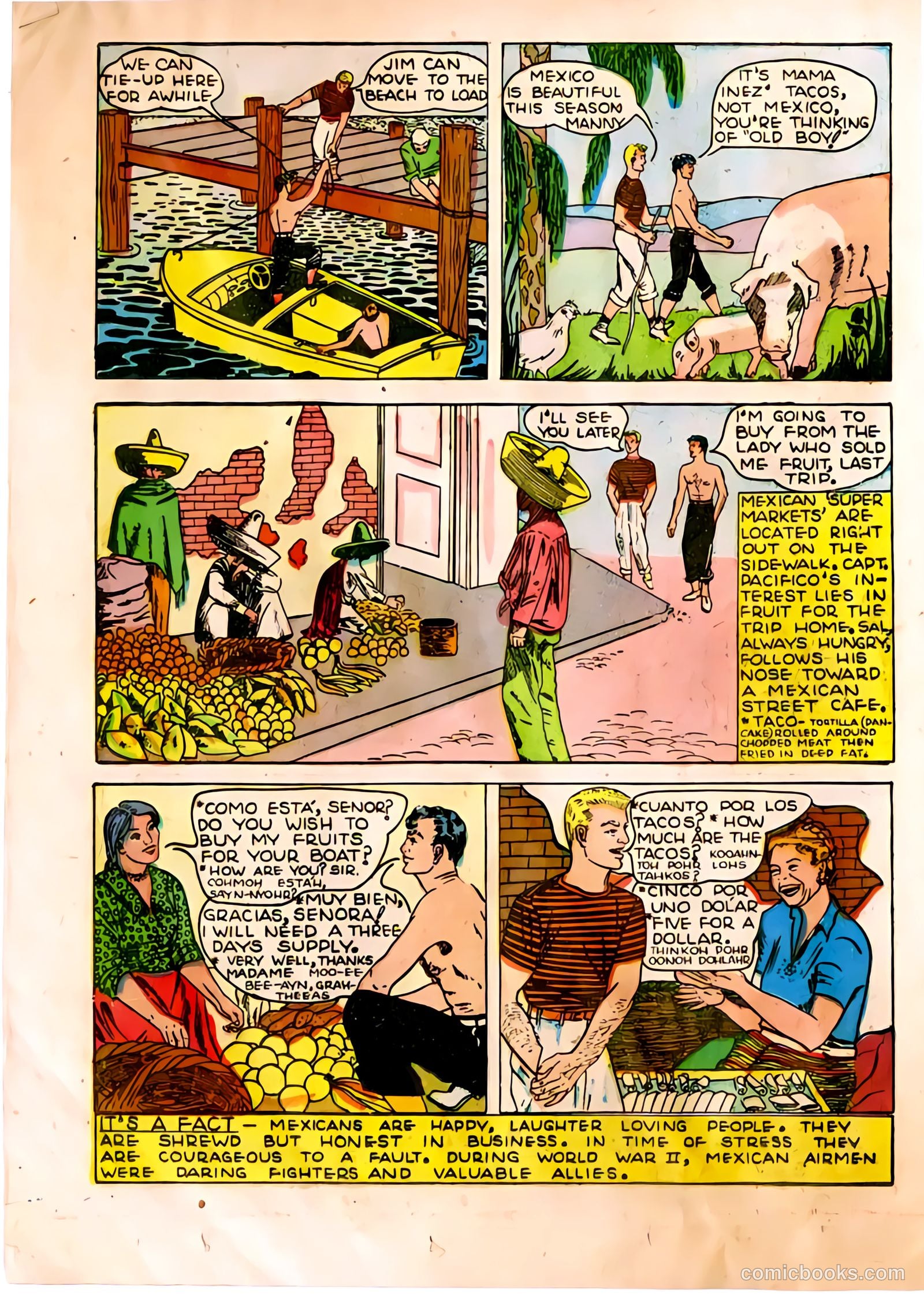 The Adventures of Manuel Pacifico Tuna Fisherman #1 (1950) — page 18 of 24