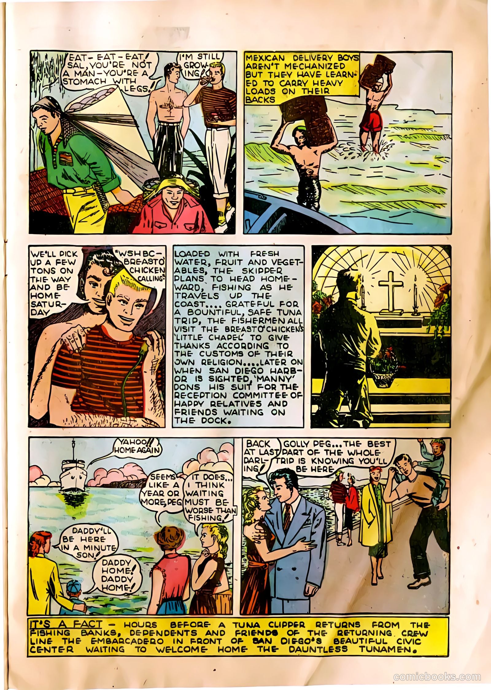 The Adventures of Manuel Pacifico Tuna Fisherman #1 (1950) — page 19 of 24