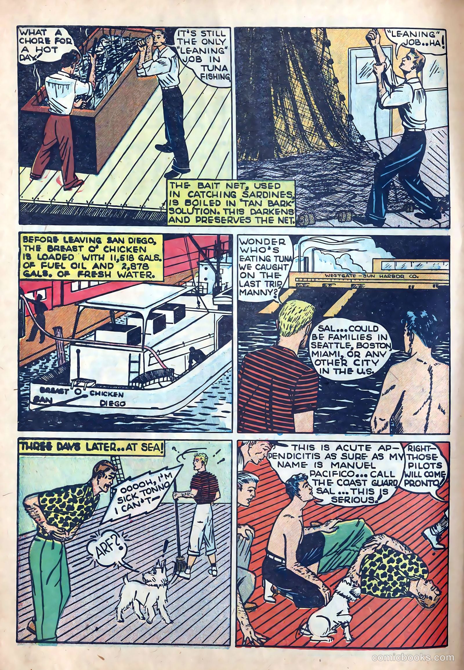The Adventures of Manuel Pacifico Tuna Fisherman #2 (1951) — page 6 of 25