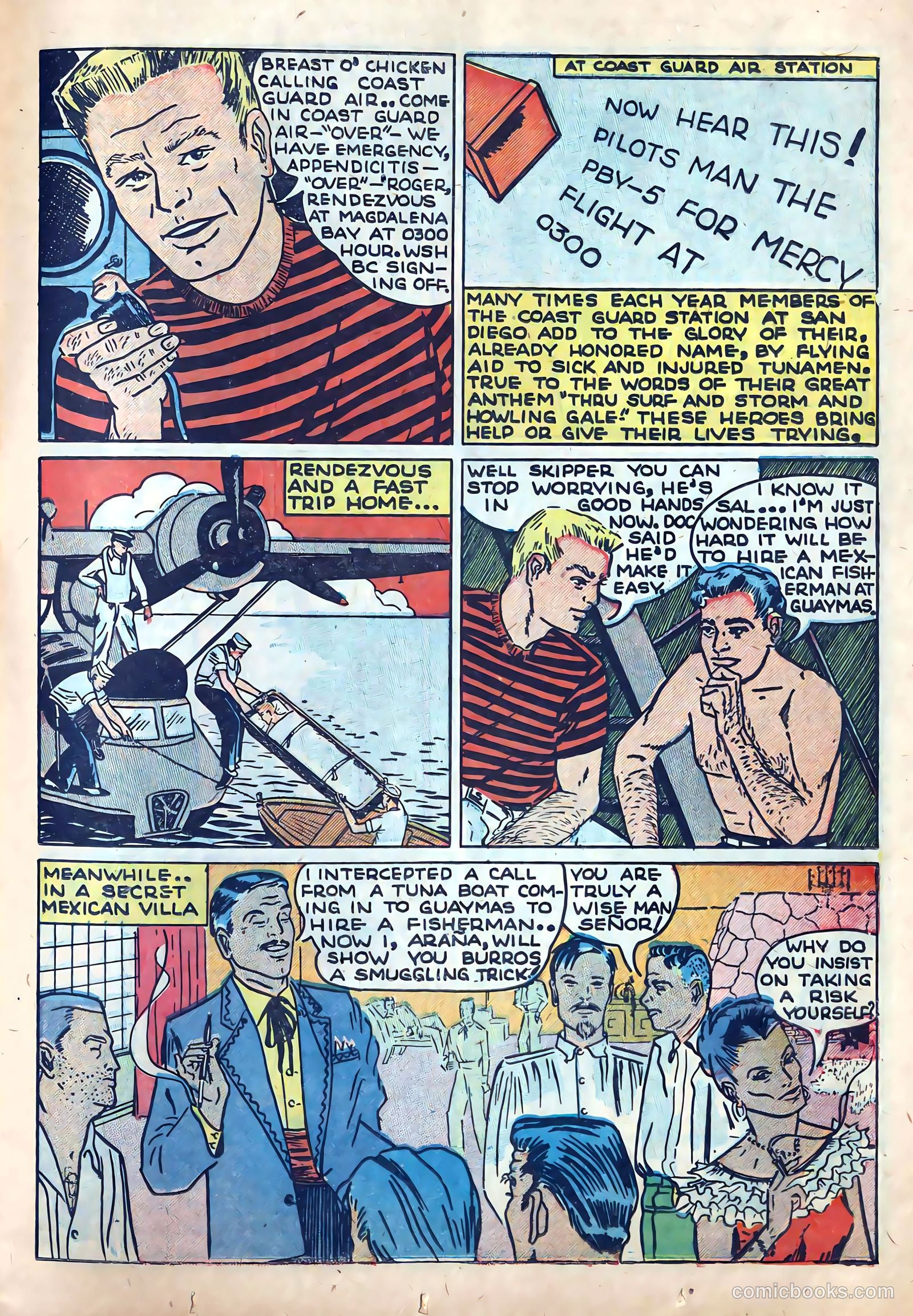 The Adventures of Manuel Pacifico Tuna Fisherman #2 (1951) — page 7 of 25