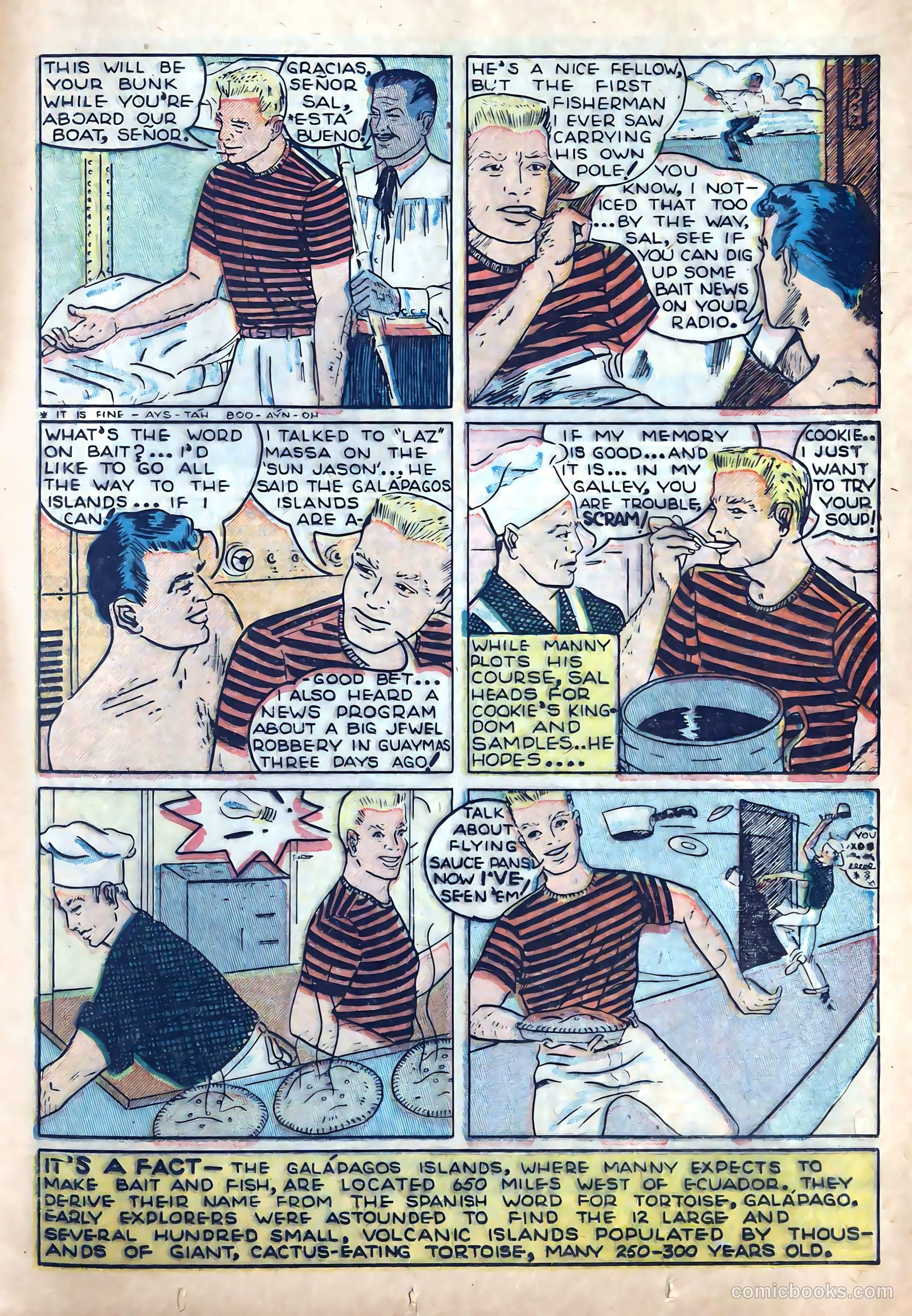 The Adventures of Manuel Pacifico Tuna Fisherman #2 (1951) — page 9 of 25