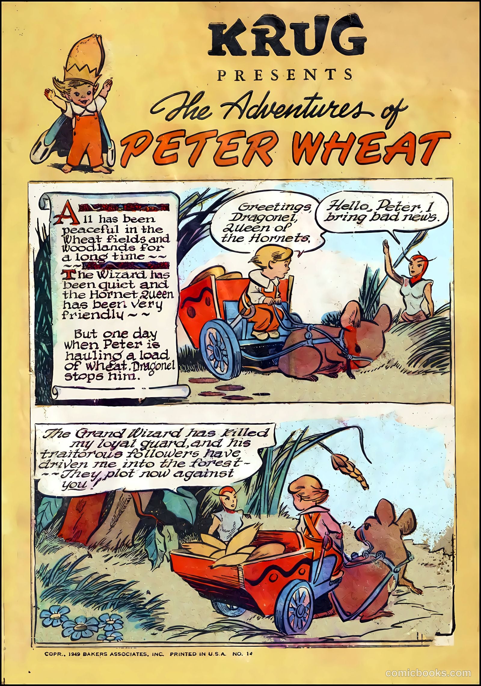 The Adventures of Peter Wheat #14 cover