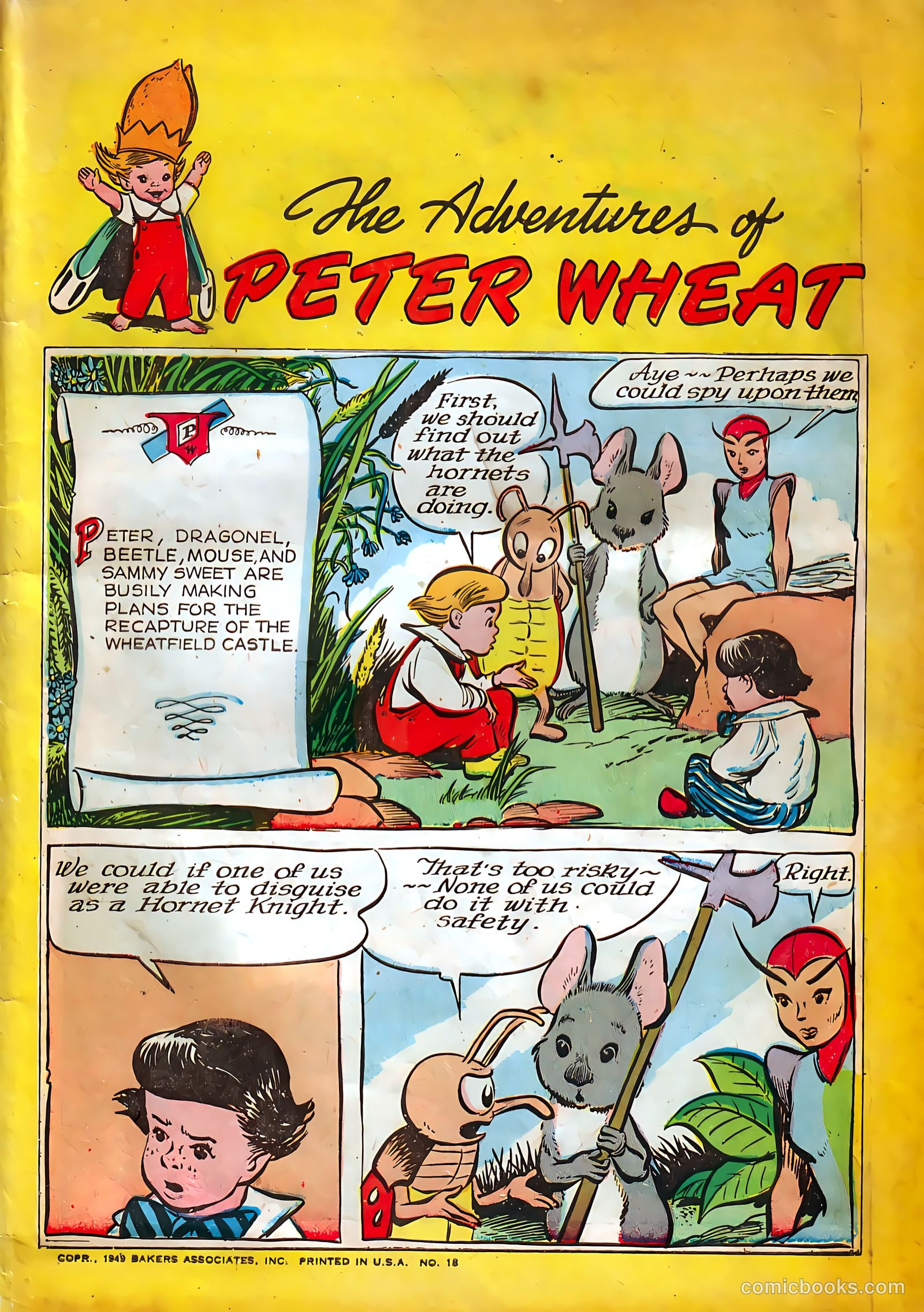 The Adventures of Peter Wheat #18 cover
