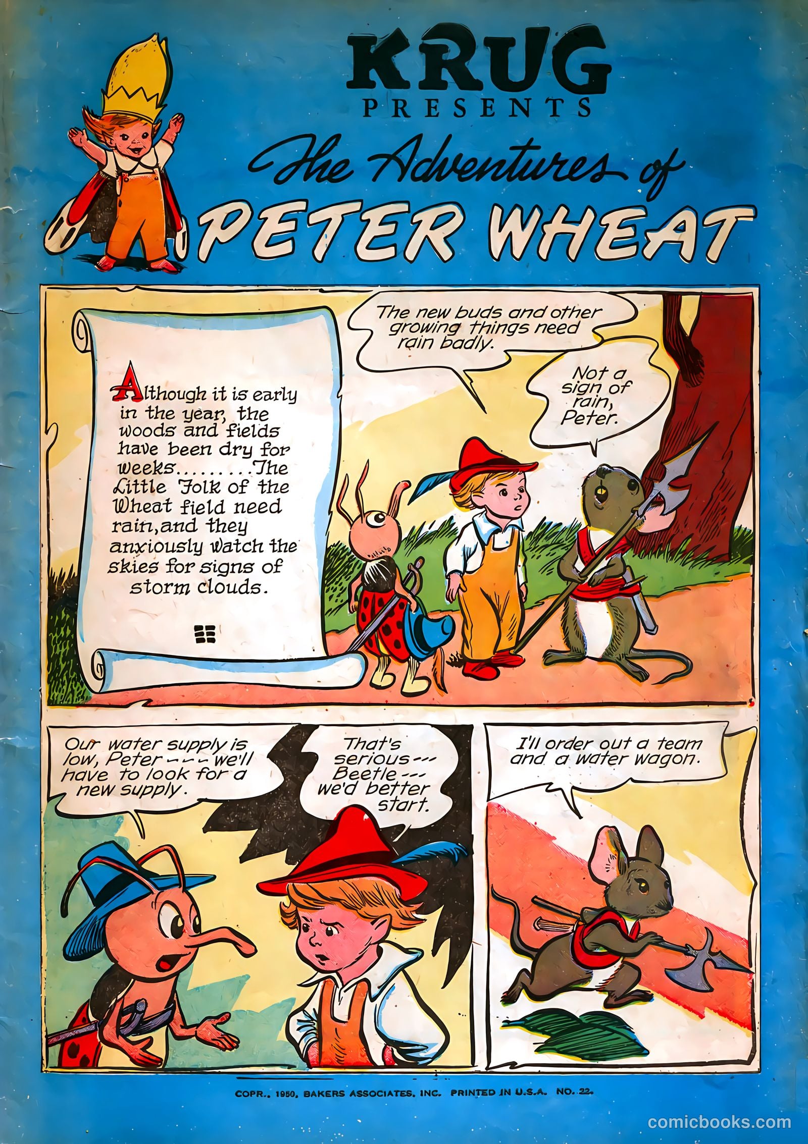 The Adventures of Peter Wheat #22 cover