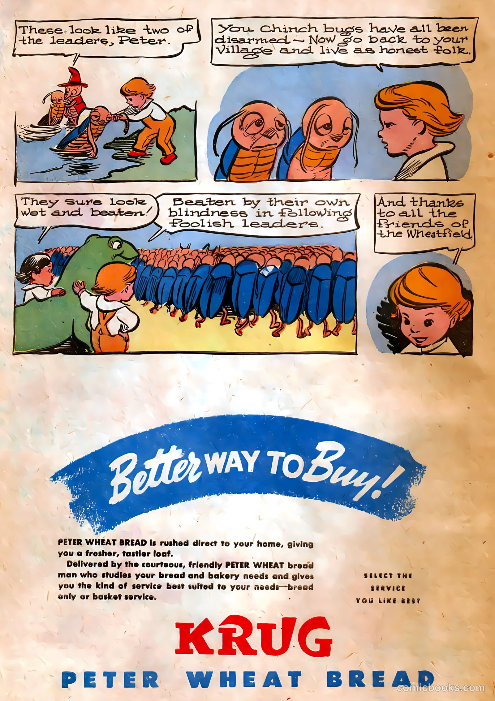 The Adventures of Peter Wheat #8 (1948) — page 16 of 16