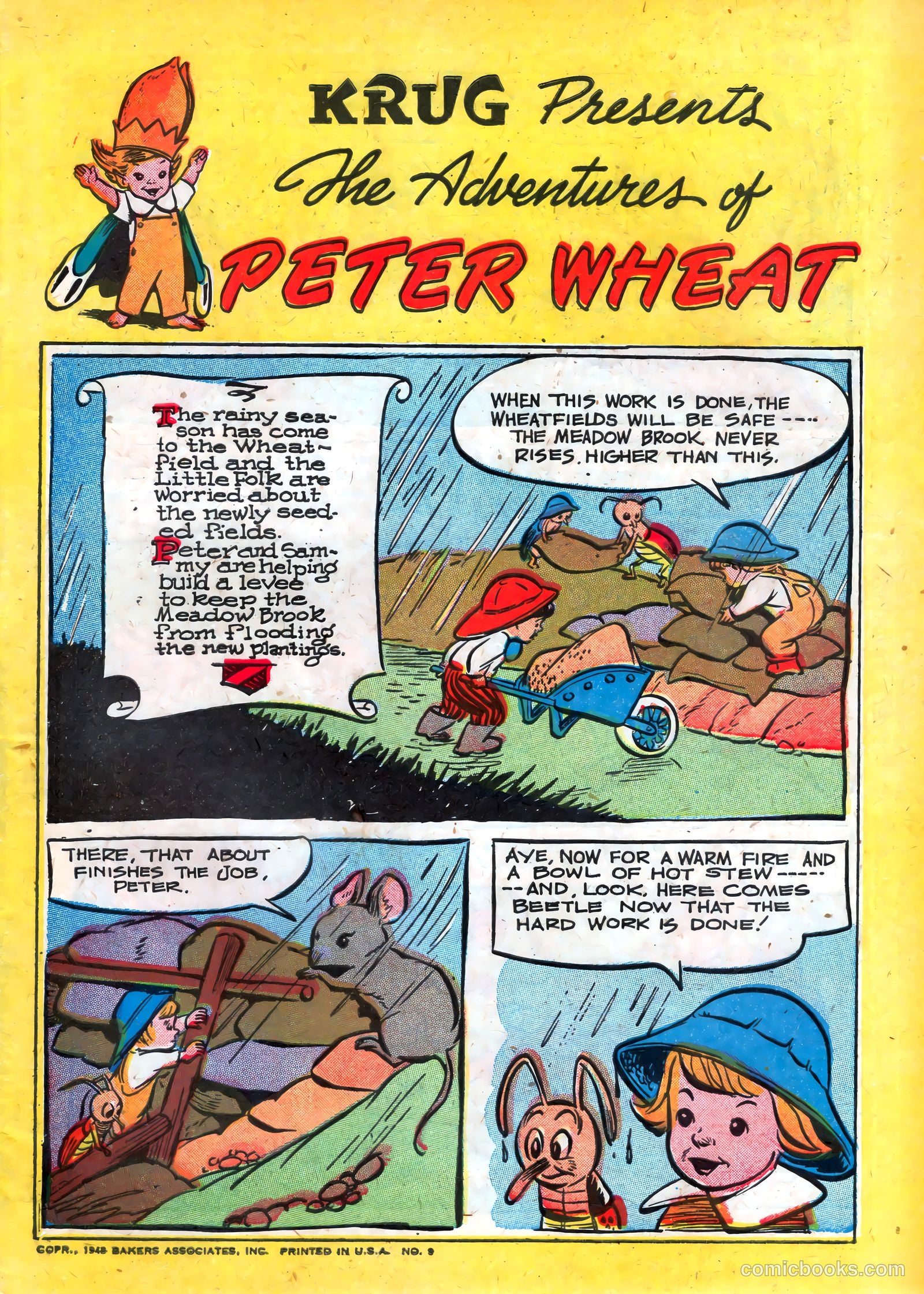 The Adventures of Peter Wheat #9 cover