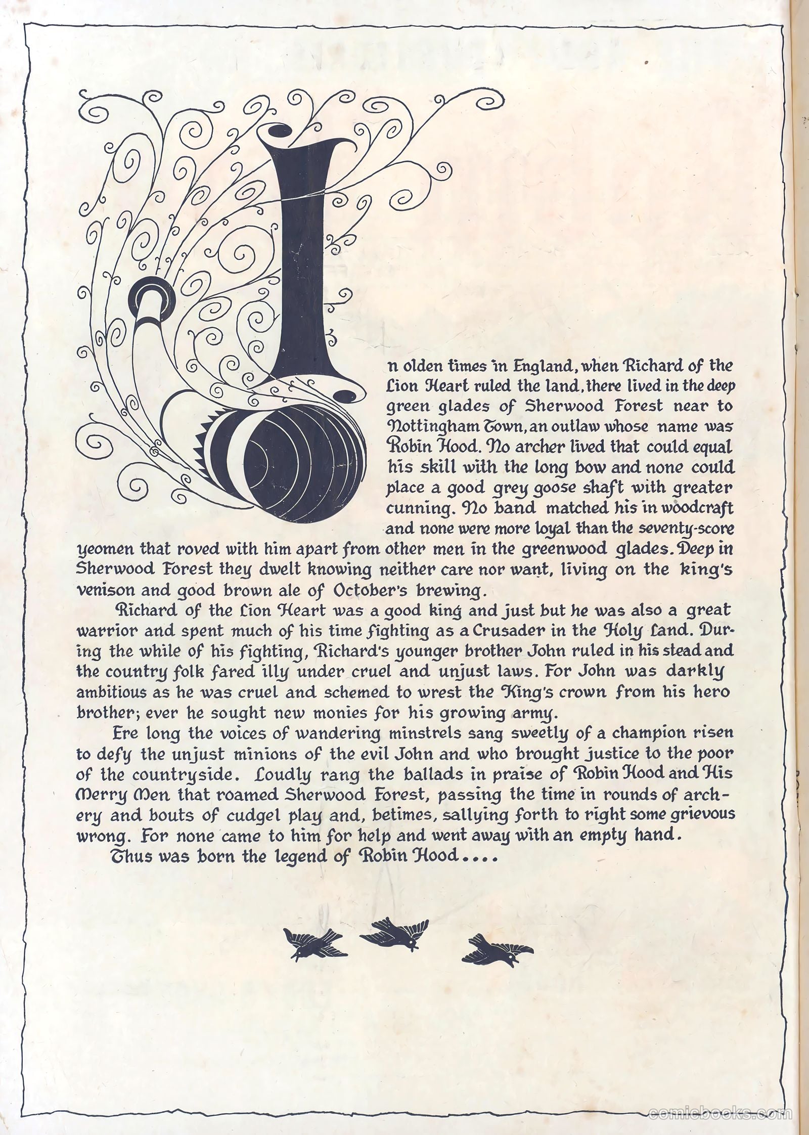 The Adventures of Robin Hood #1 — page 2 of 36