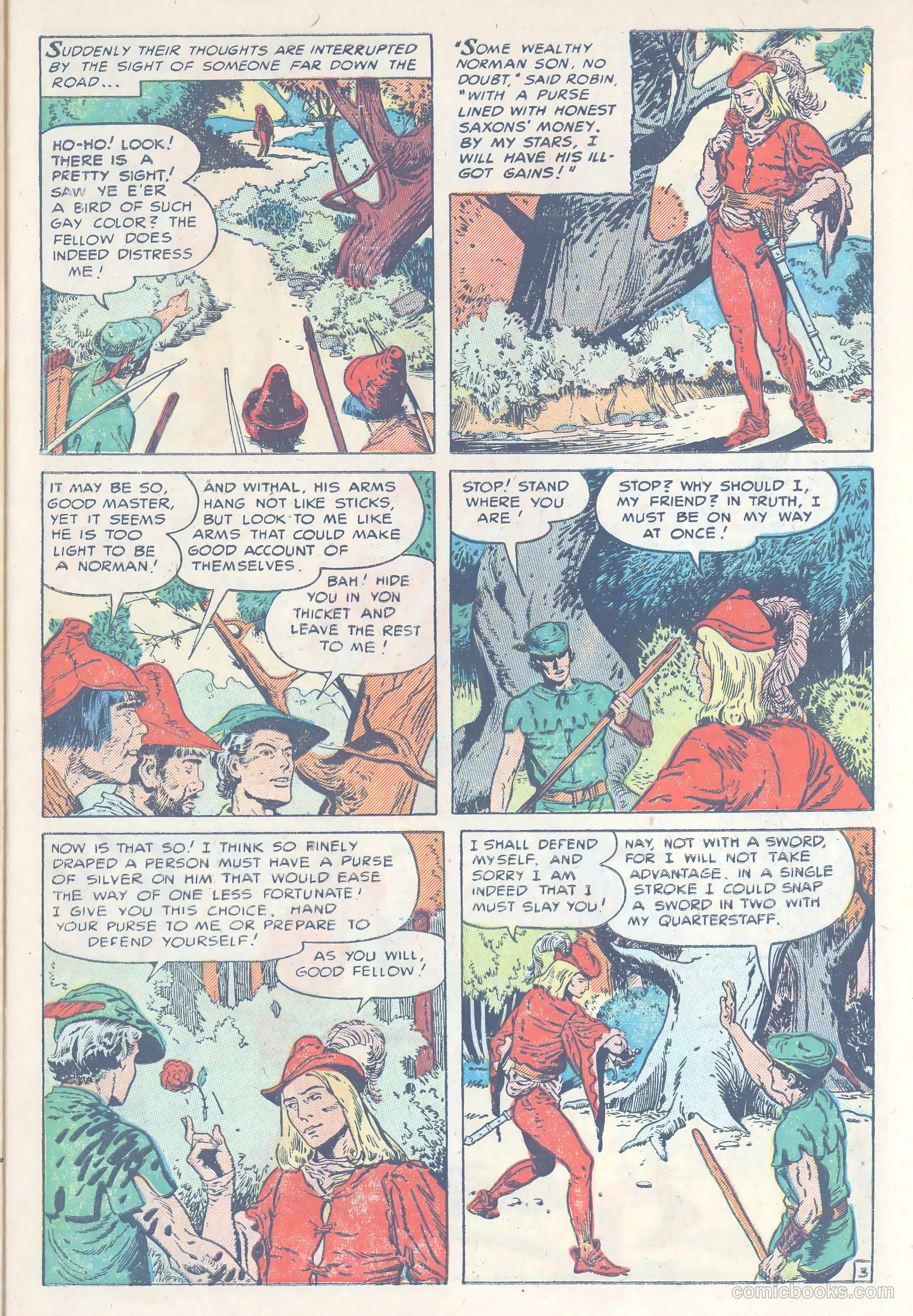 The Adventures of Robin Hood #2 (1956) — page 5 of 36
