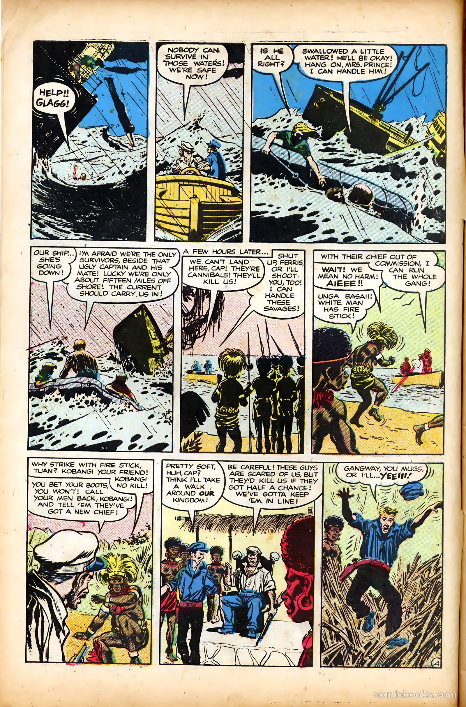 The Amazing Adventures of Buster Crabbe #1 (1953) — page 6 of 36