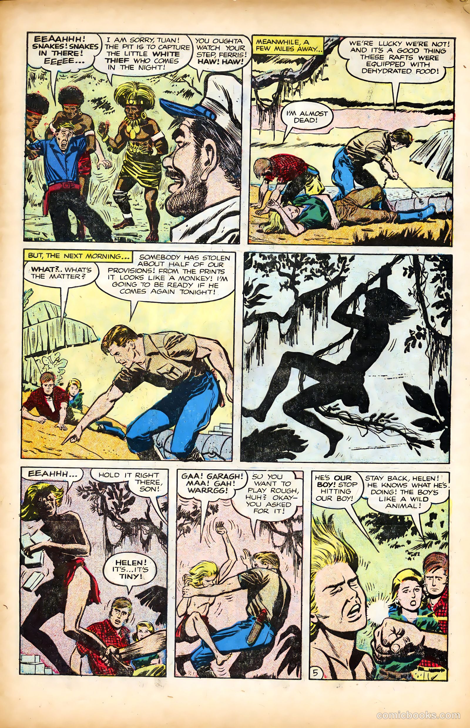 The Amazing Adventures of Buster Crabbe #1 (1953) — page 7 of 36