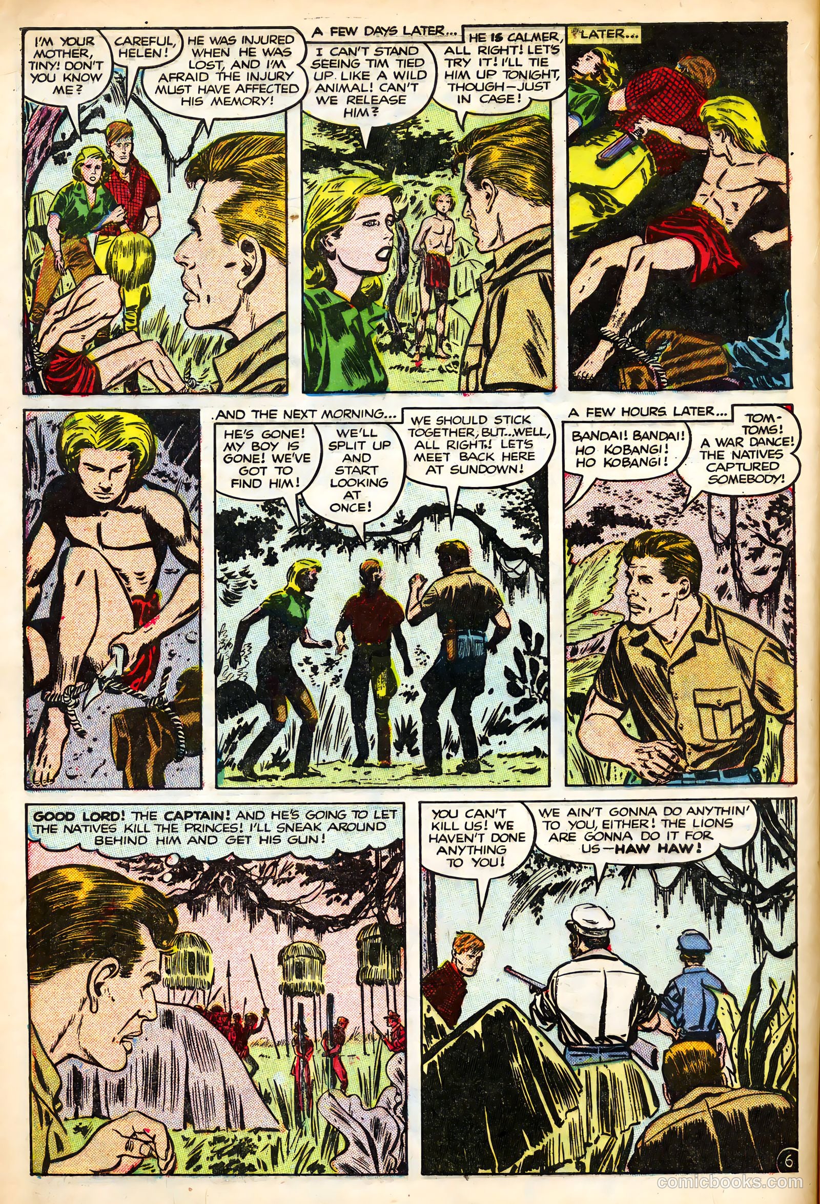 The Amazing Adventures of Buster Crabbe #1 (1953) — page 8 of 36