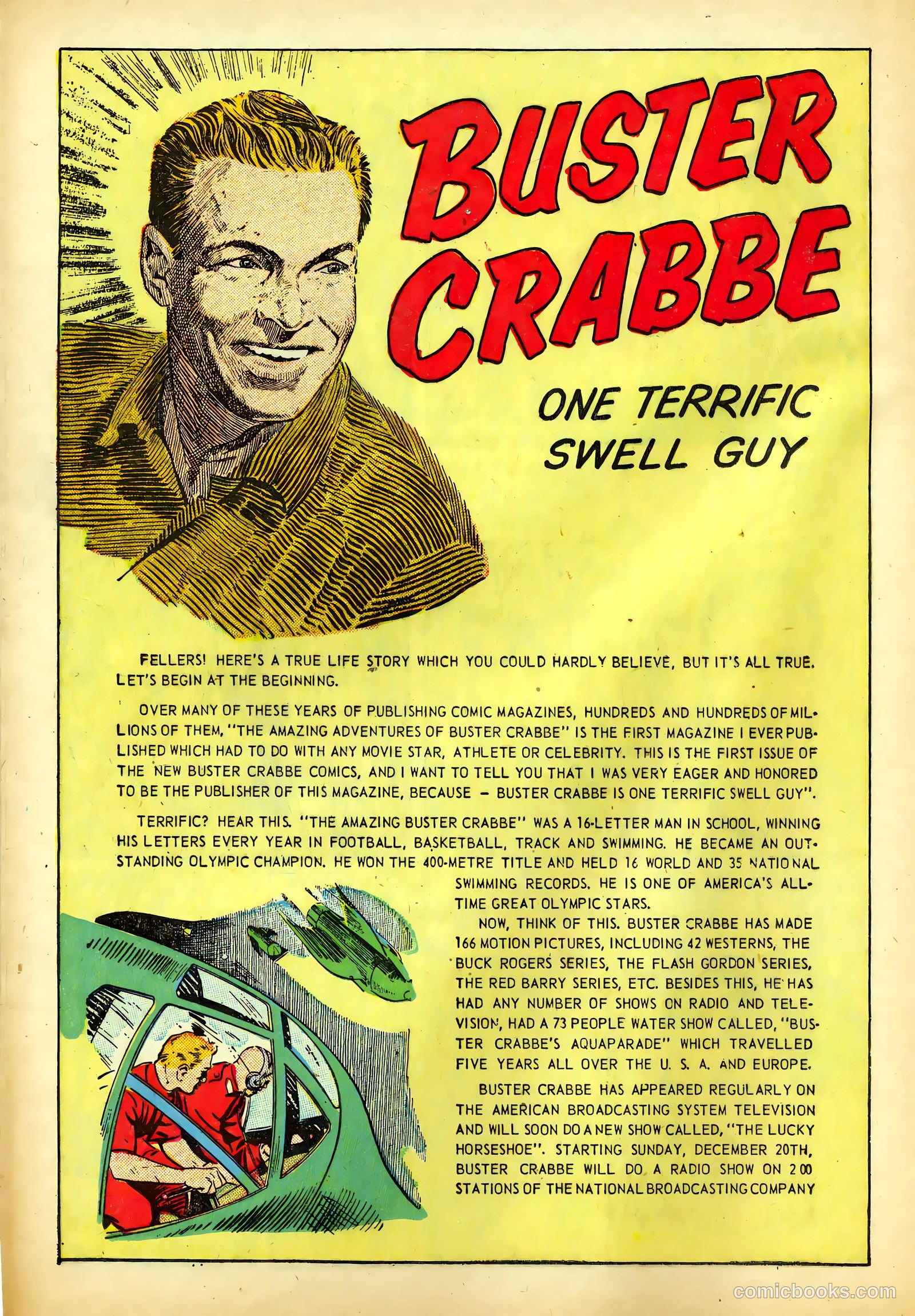 The Amazing Adventures of Buster Crabbe #1 (1953) — page 12 of 36